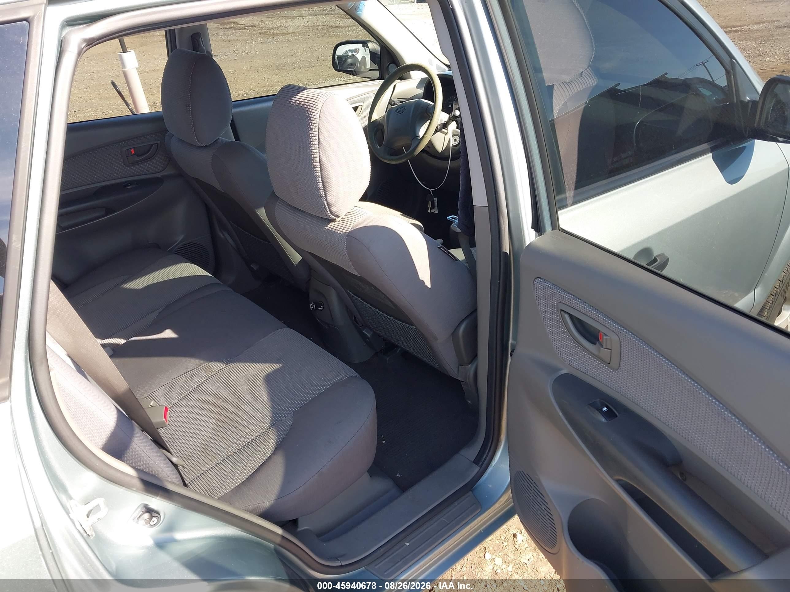 2008 Hyundai Tucson Gls Light Blue vin: KM8JM12B68U756784