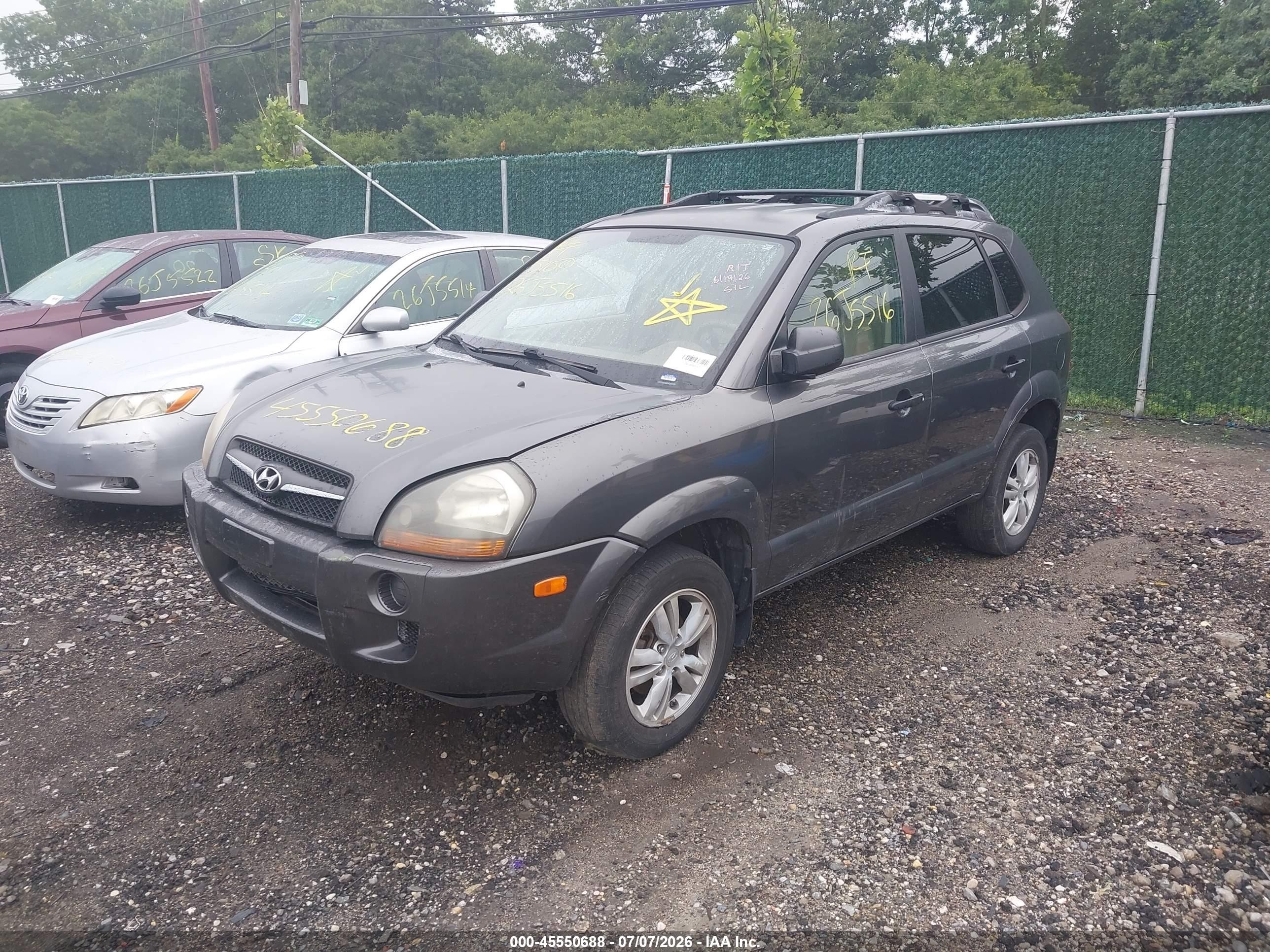 2009 Hyundai Tucson Gls Gray vin: KM8JM12B69U006495
