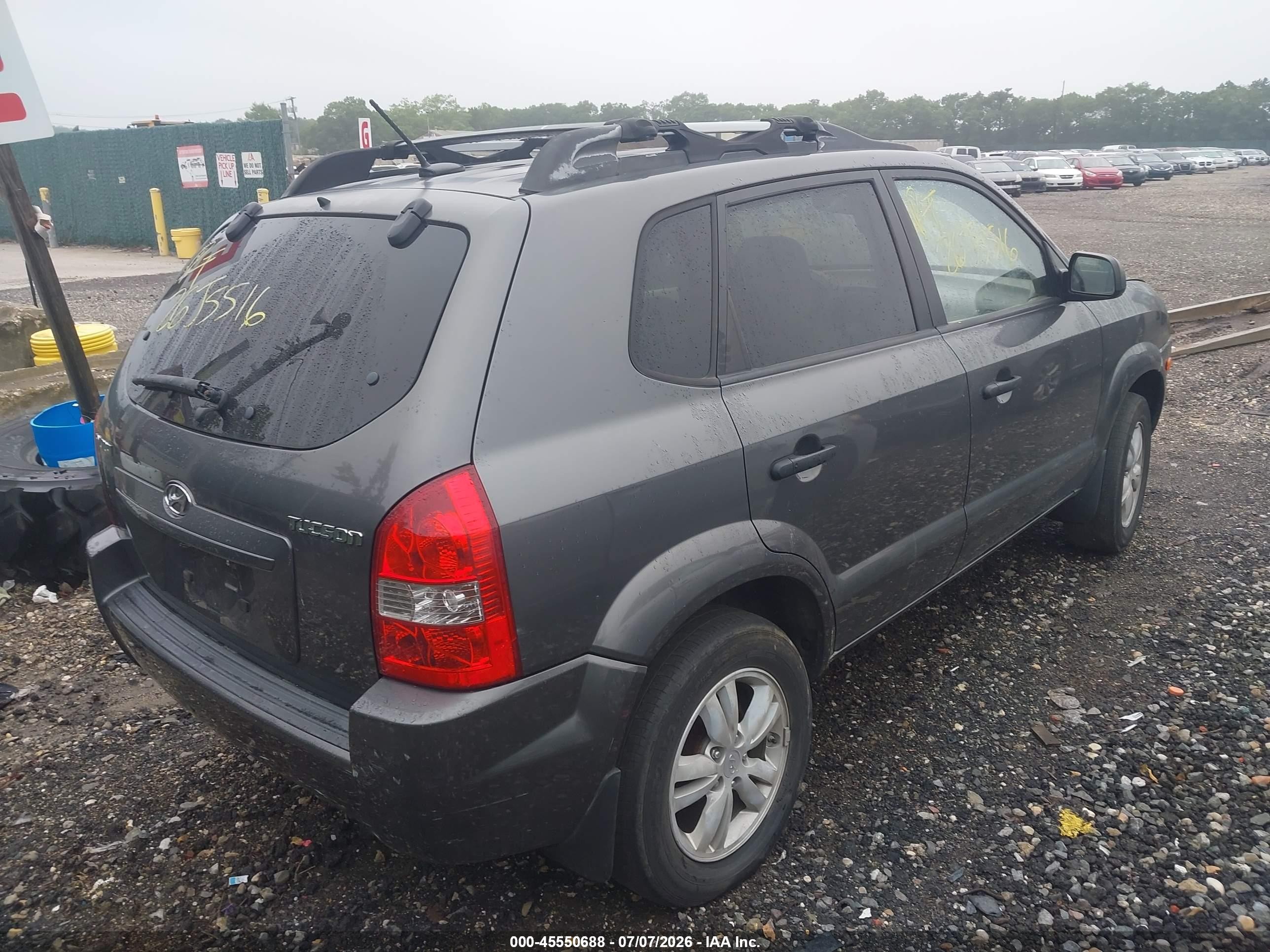 2009 Hyundai Tucson Gls Gray vin: KM8JM12B69U006495