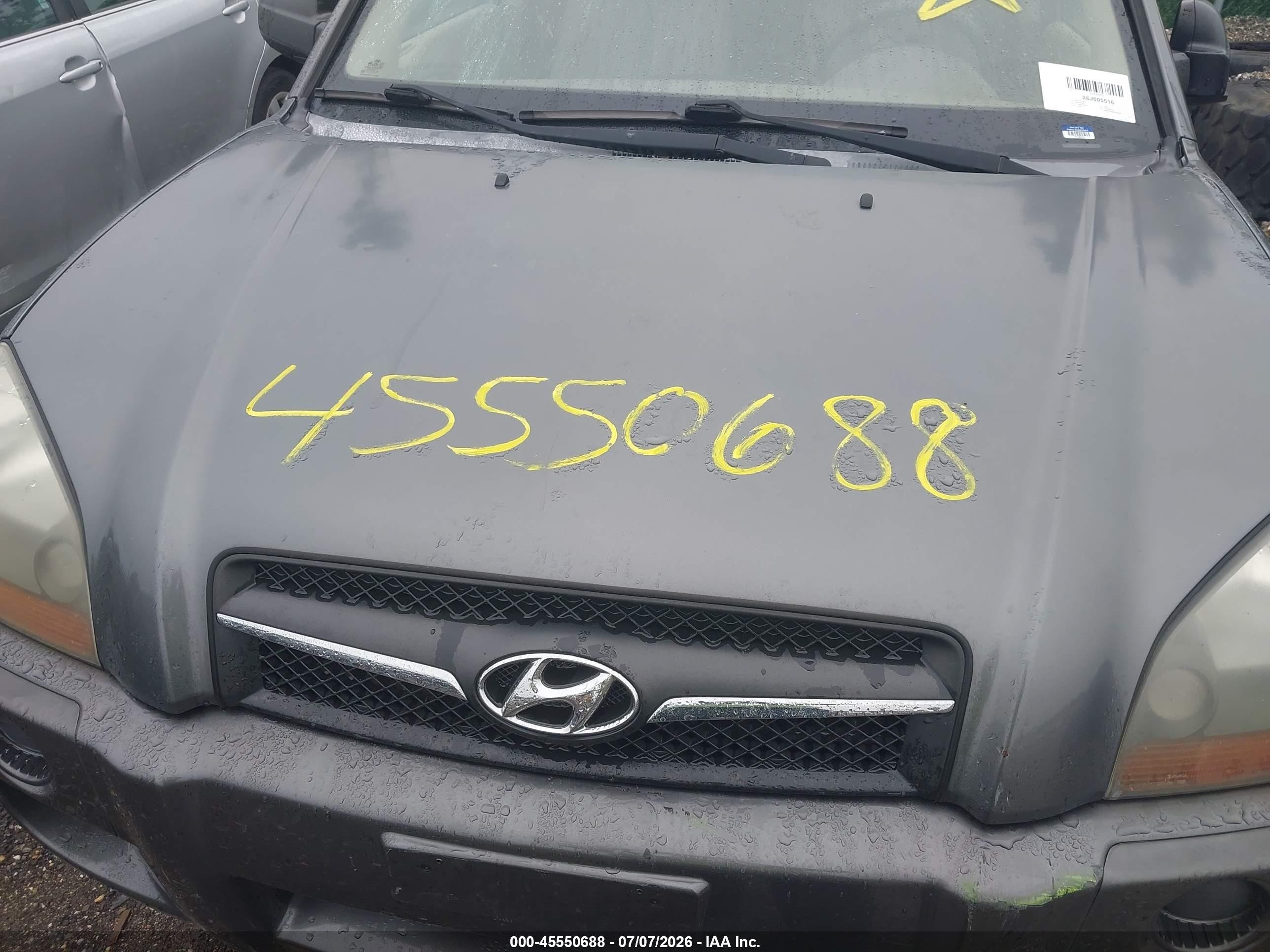 2009 Hyundai Tucson Gls Gray vin: KM8JM12B69U006495