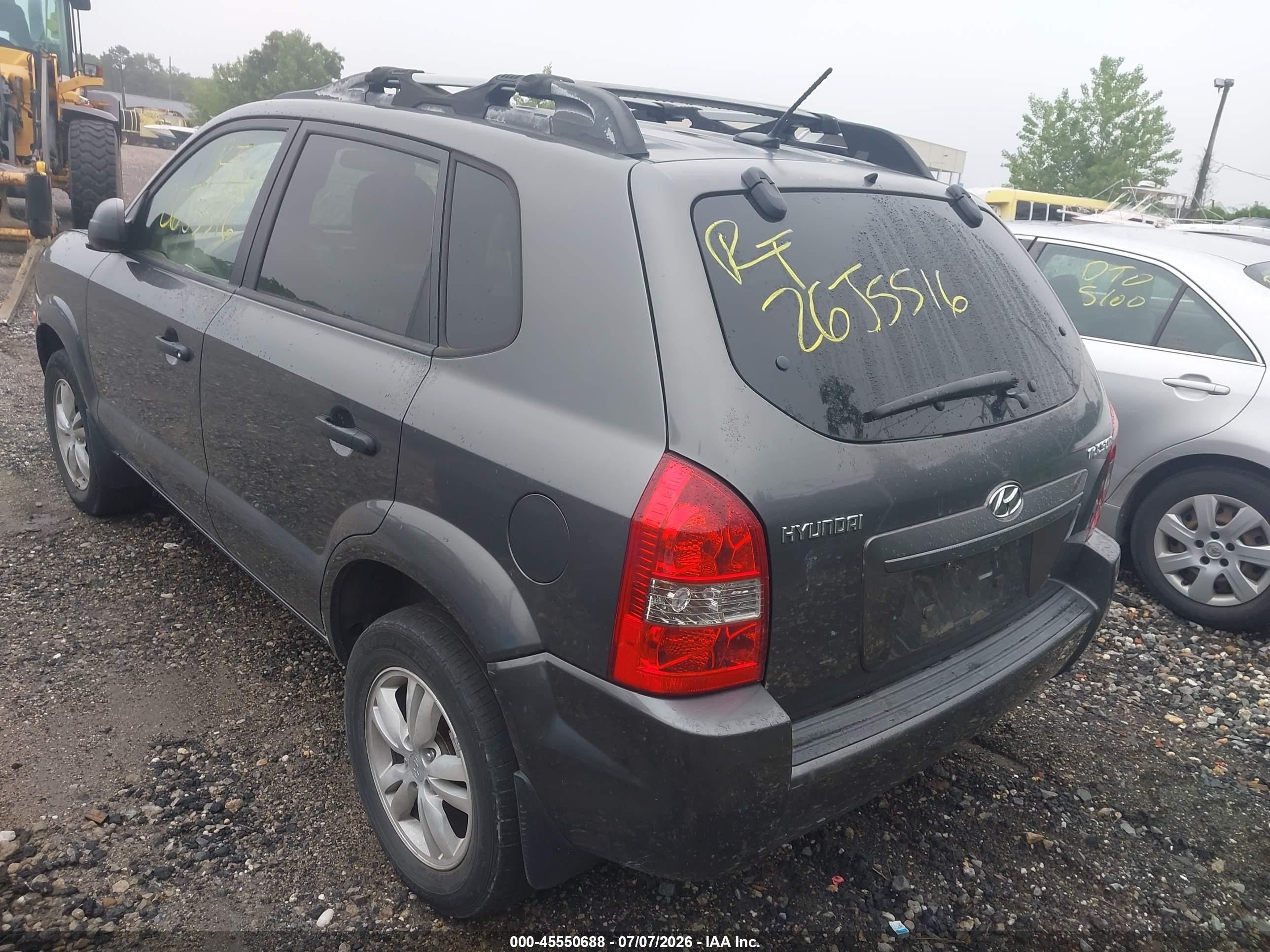 2009 Hyundai Tucson Gls Gray vin: KM8JM12B69U006495