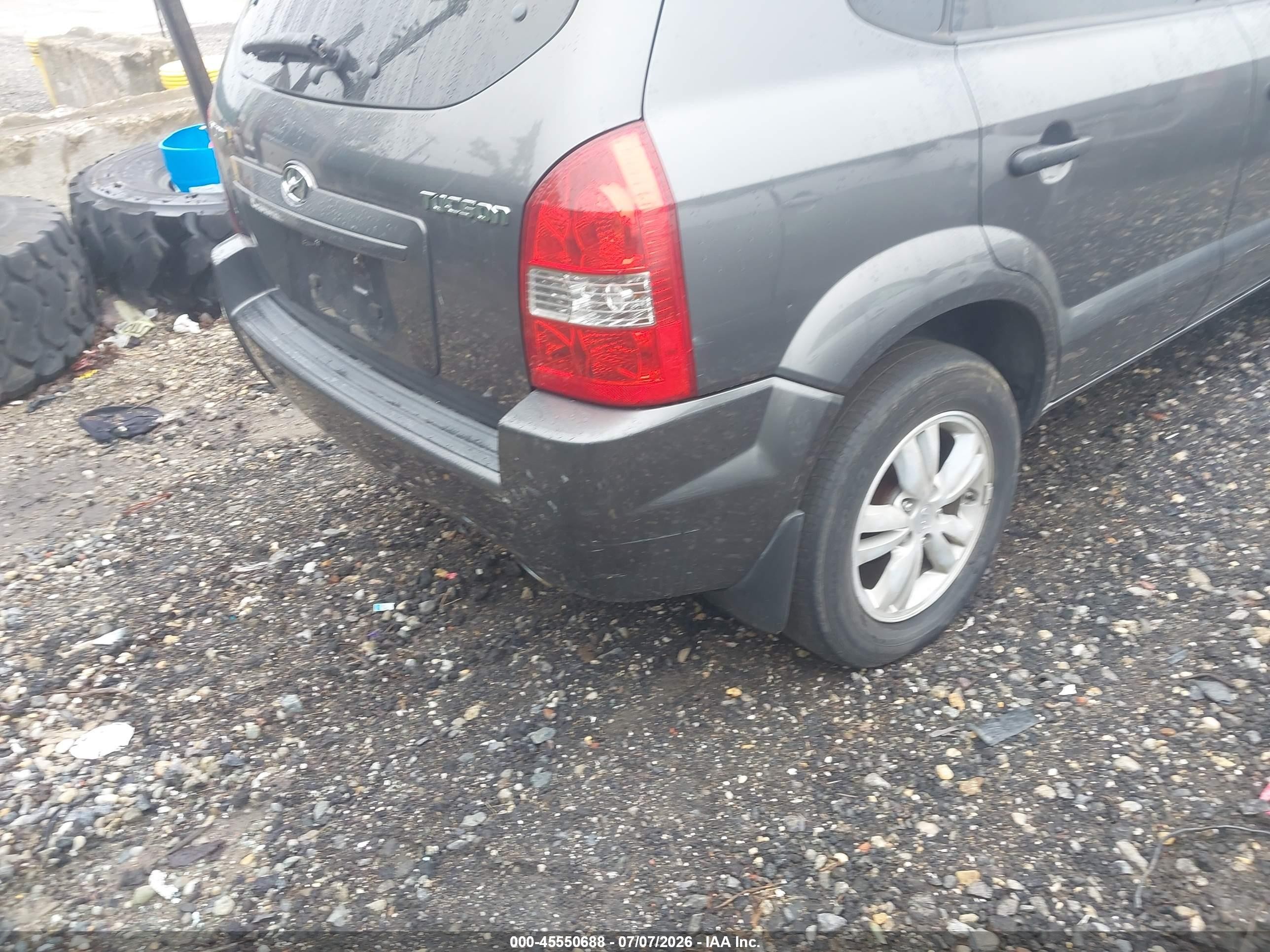 2009 Hyundai Tucson Gls Gray vin: KM8JM12B69U006495
