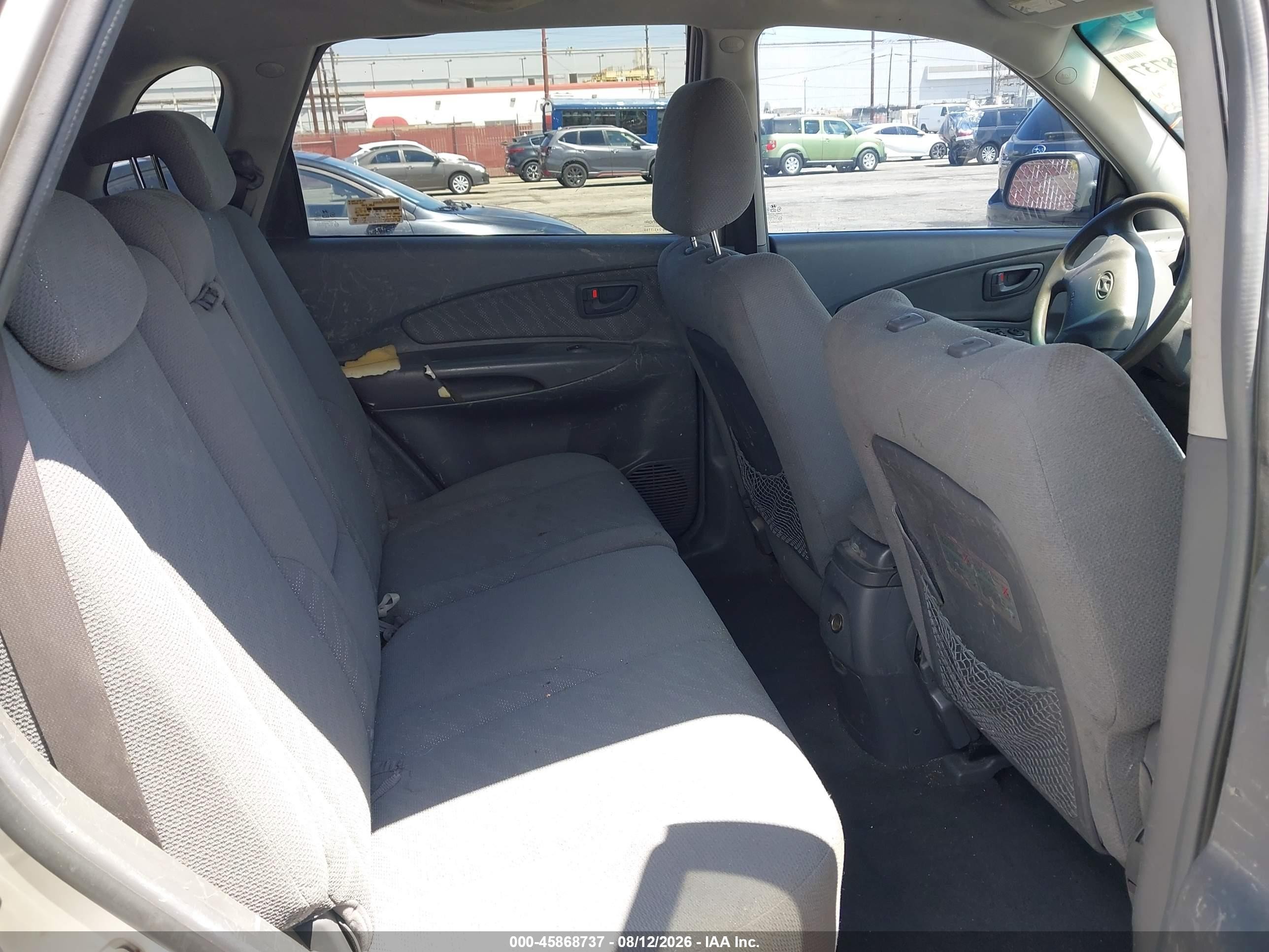 2005 Hyundai Tucson Gl Silver vin: KM8JM12B75U144699