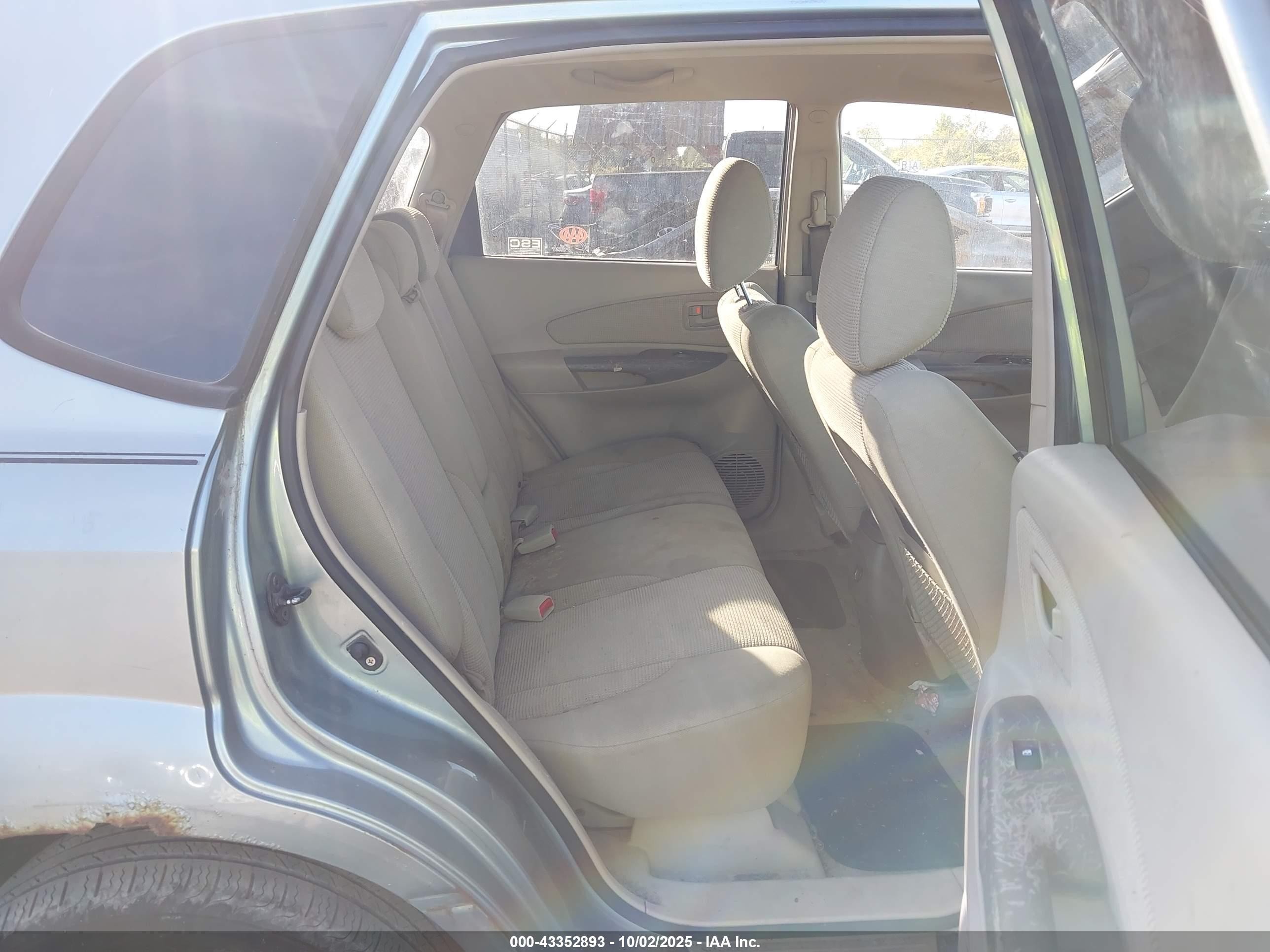 2006 Hyundai Tucson Gl Blue vin: KM8JM12B76U472044