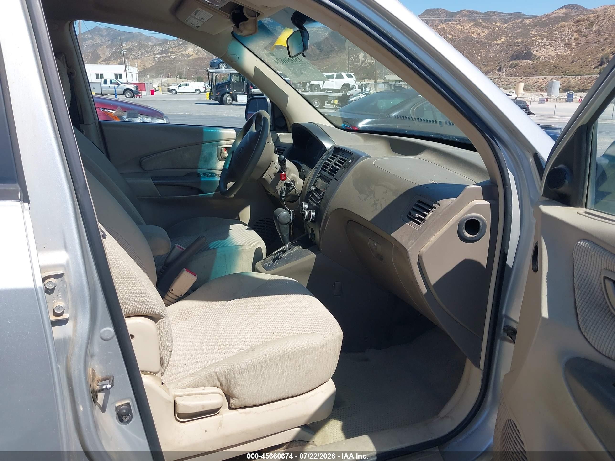 2007 Hyundai Tucson Gls Silver vin: KM8JM12B77U499715