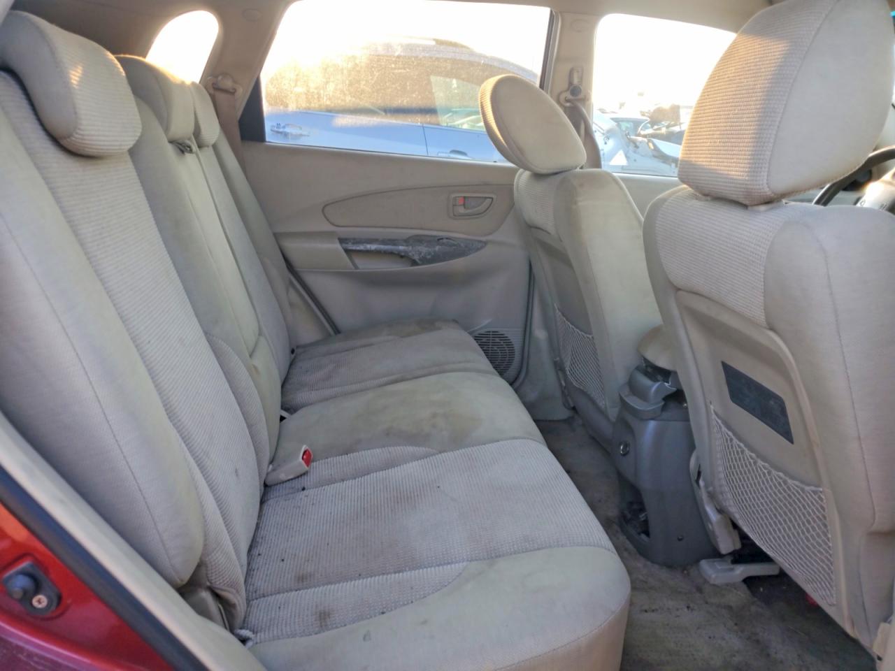 2007 Hyundai Tucson Gls Red vin: KM8JM12B77U516125