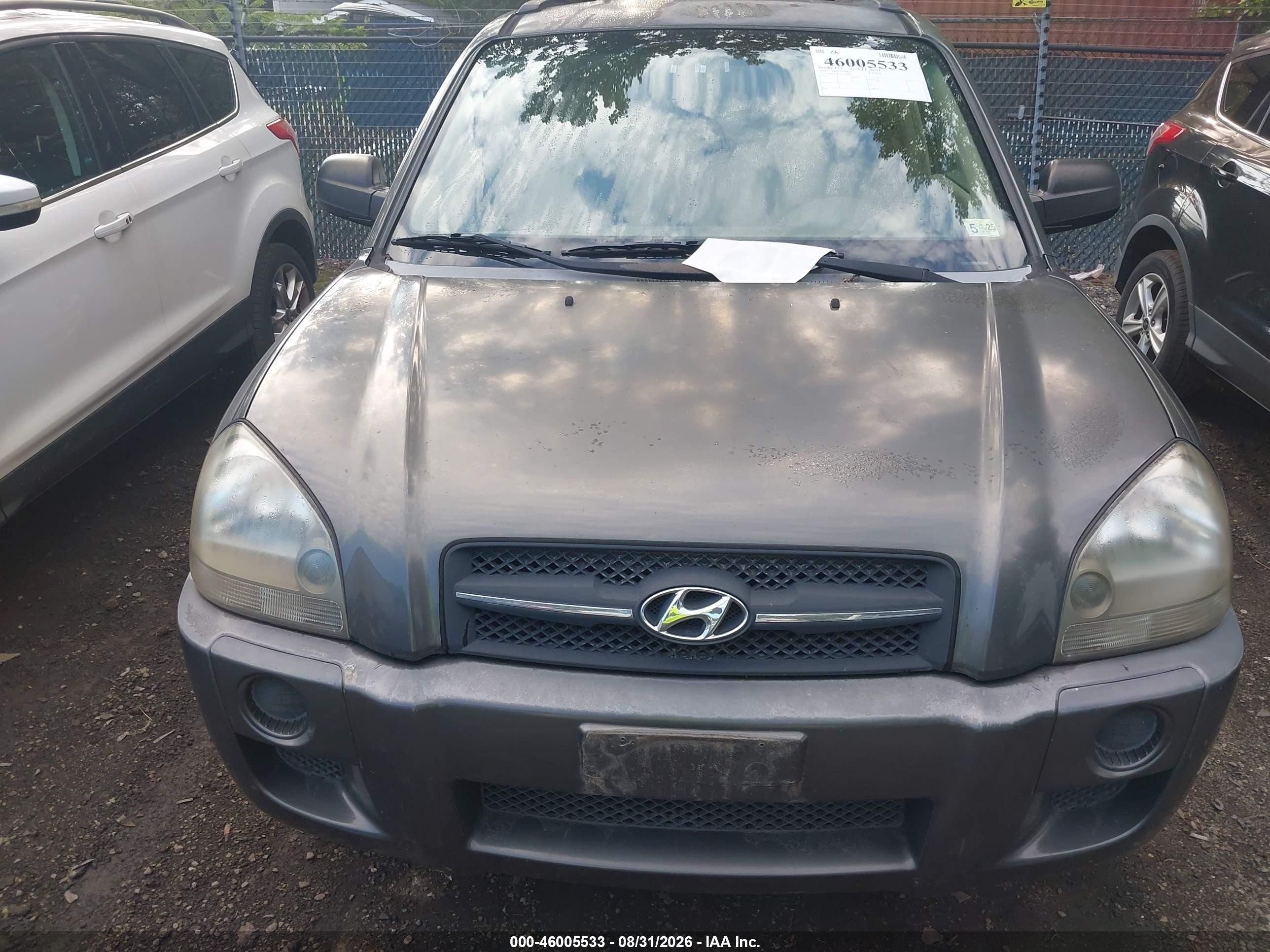2007 Hyundai Tucson Gls Gray vin: KM8JM12B77U573098