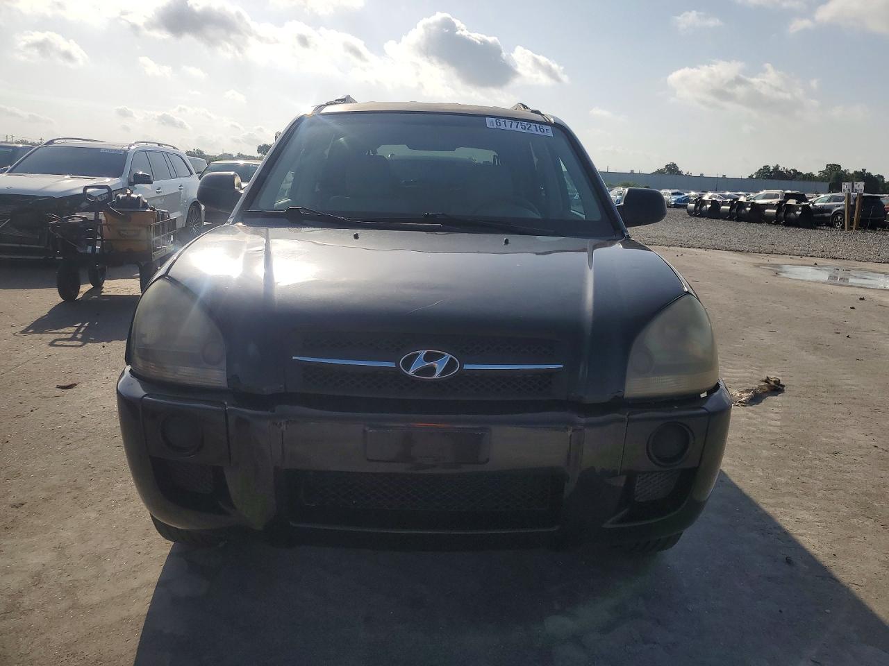 2007 Hyundai Tucson Gls Black vin: KM8JM12B77U586370