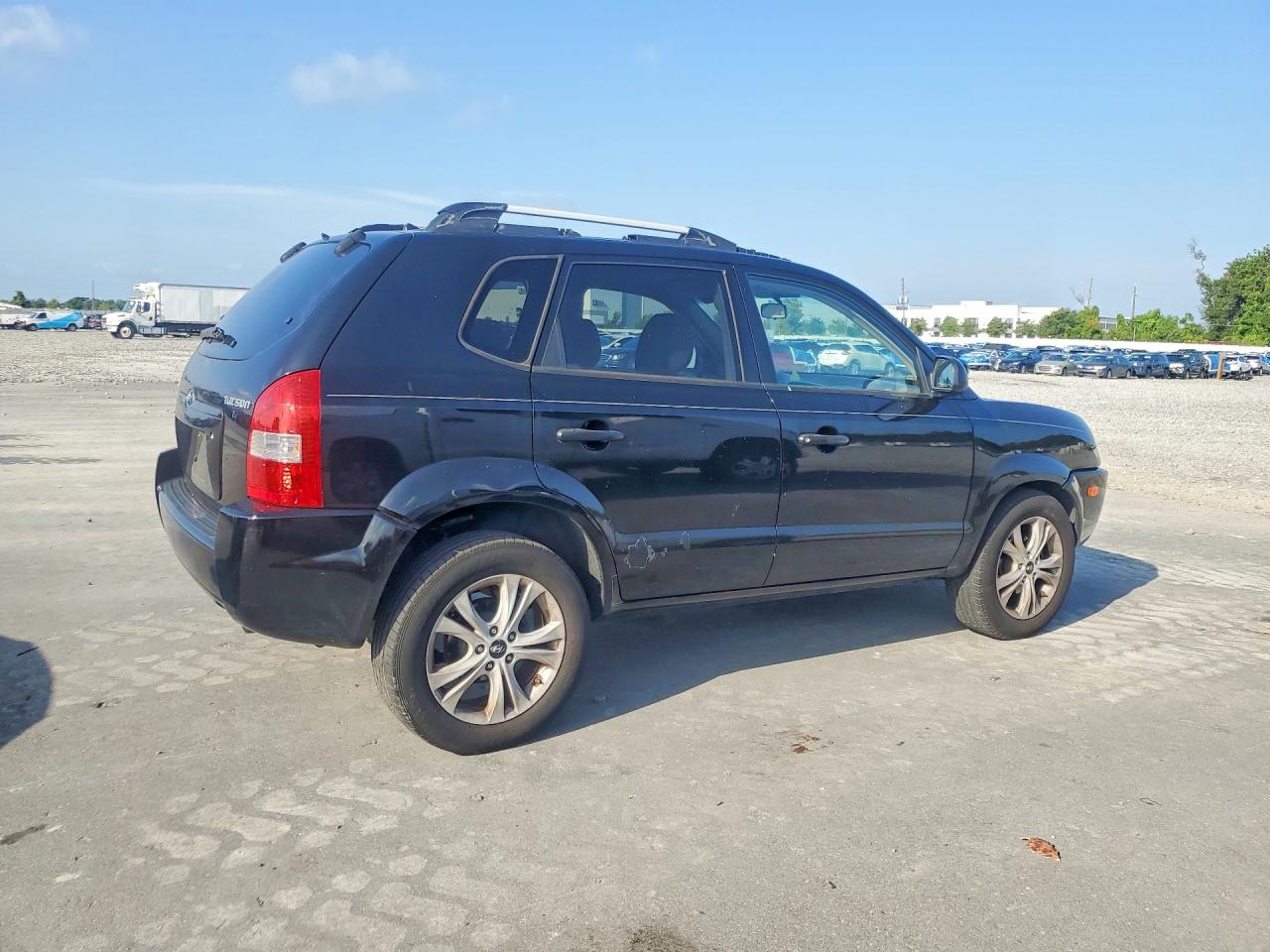 2007 Hyundai Tucson Gls Black vin: KM8JM12B77U586370
