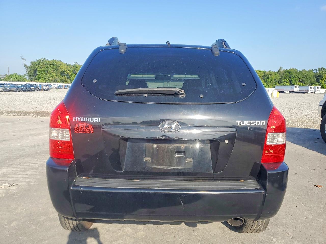 2007 Hyundai Tucson Gls Black vin: KM8JM12B77U586370