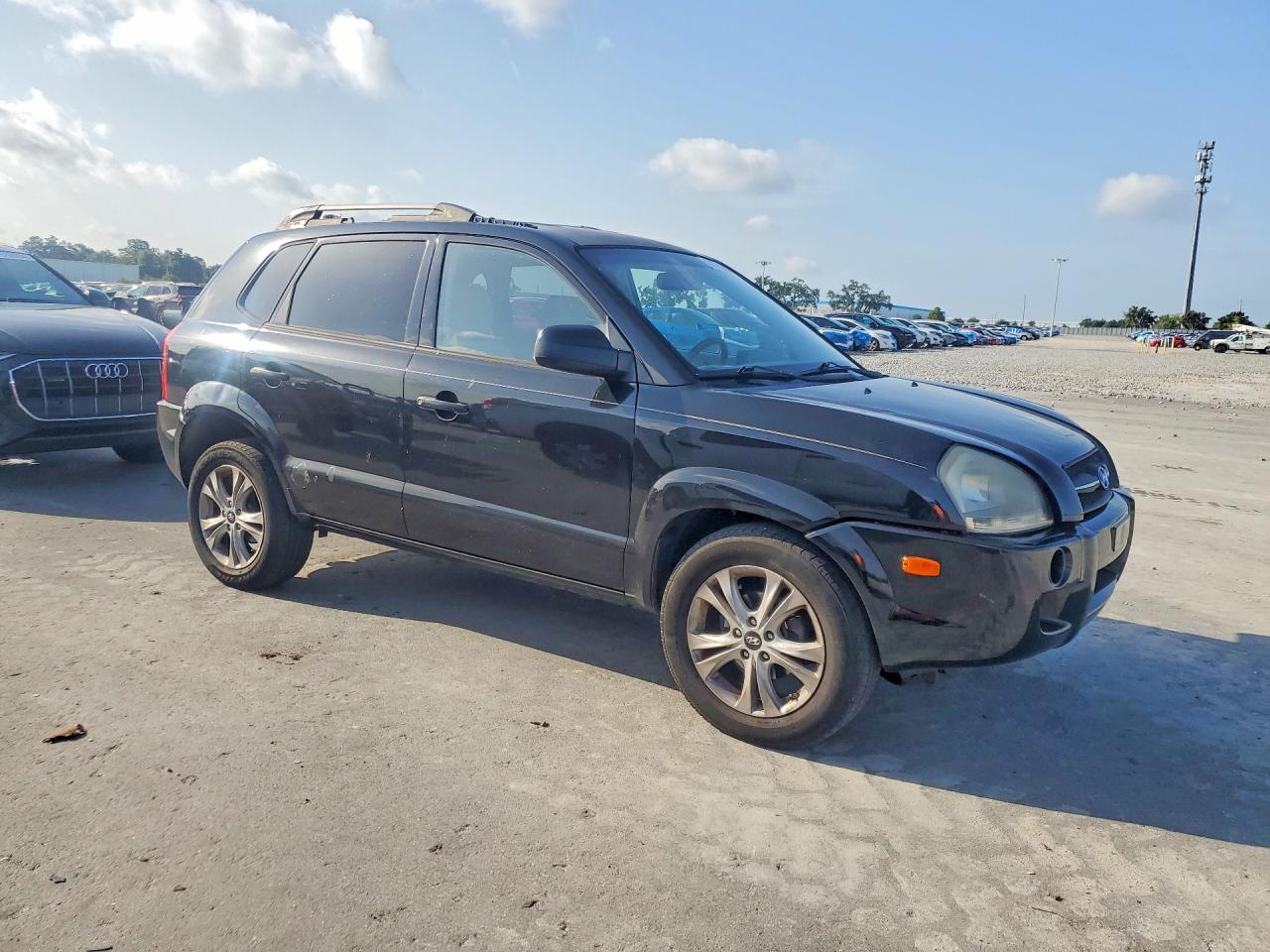 2007 Hyundai Tucson Gls Black vin: KM8JM12B77U586370