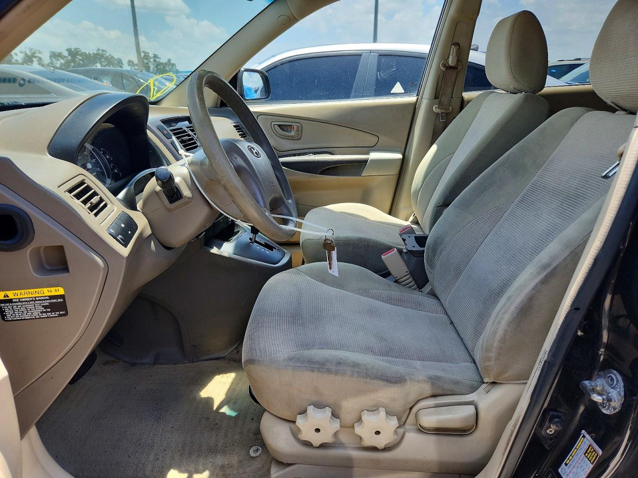 2007 Hyundai Tucson Gls Black vin: KM8JM12B77U586370