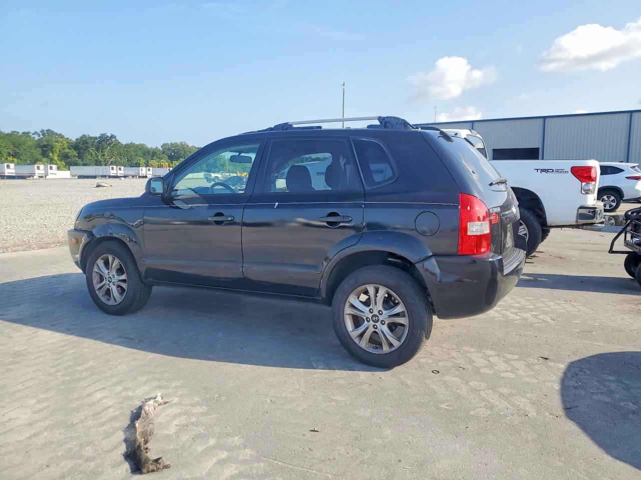 2007 Hyundai Tucson Gls Black vin: KM8JM12B77U586370