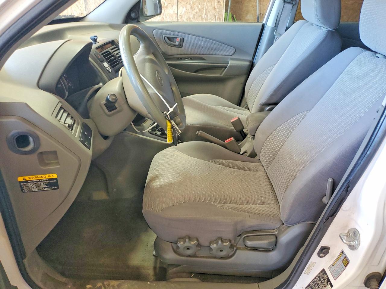 2008 Hyundai Tucson Gls White vin: KM8JM12B78U897959