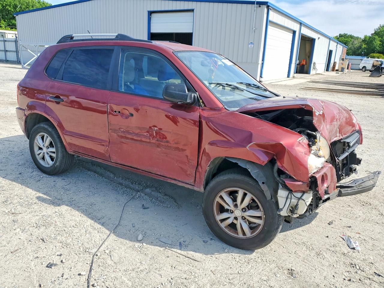 2009 Hyundai Tucson Gls Red vin: KM8JM12B79U958471