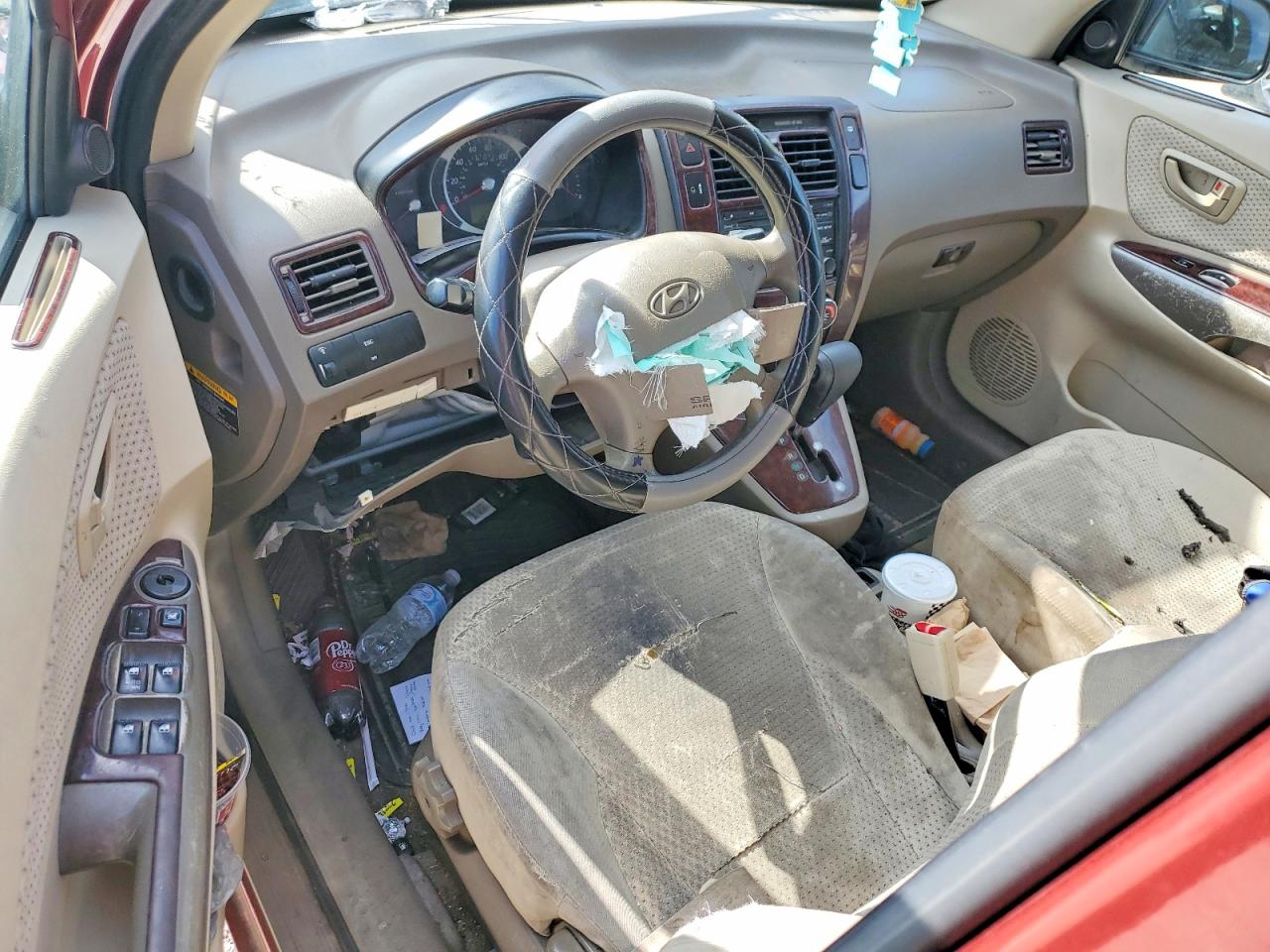 2009 Hyundai Tucson Gls Red vin: KM8JM12B79U958471