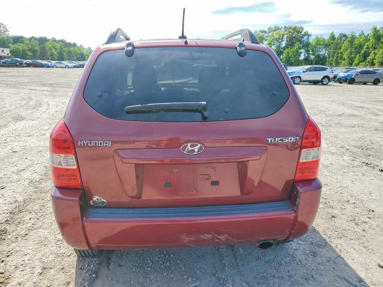 2009 Hyundai Tucson Gls Red vin: KM8JM12B79U958471