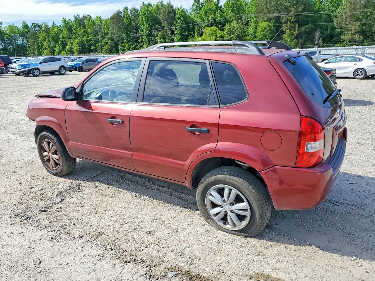 2009 Hyundai Tucson Gls Red vin: KM8JM12B79U958471