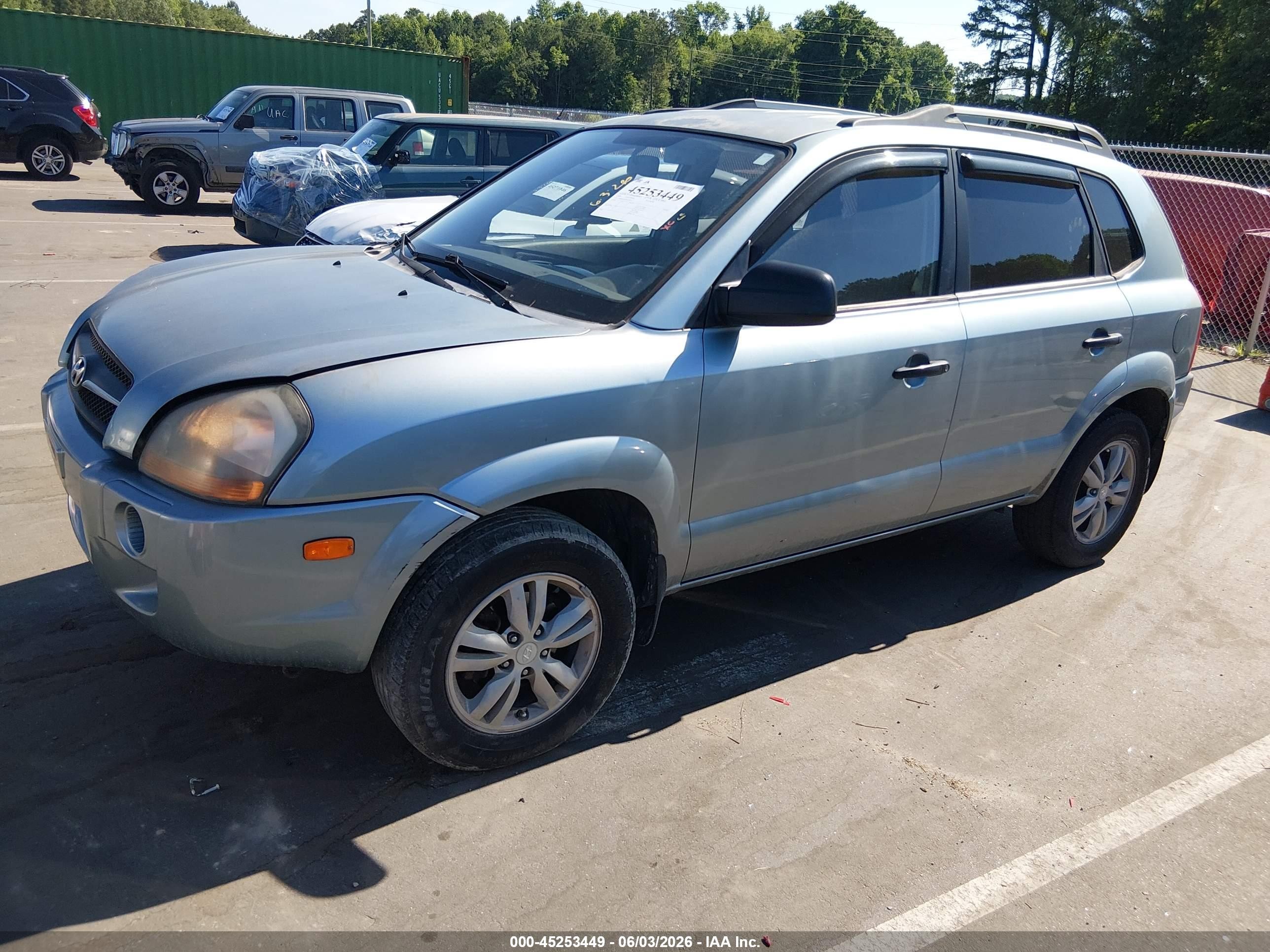 2009 Hyundai Tucson Gls Gray vin: KM8JM12B79U958647