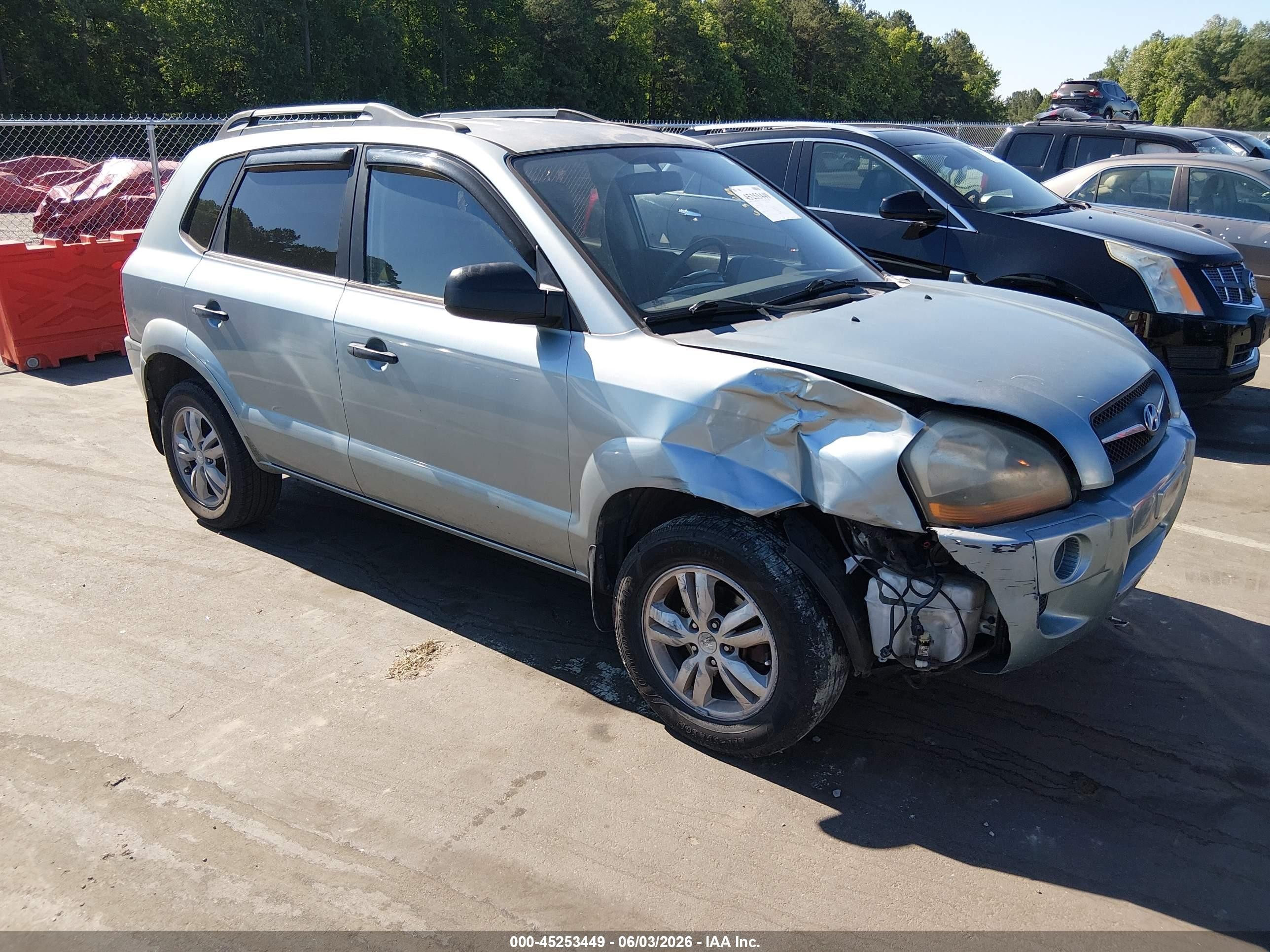 2009 Hyundai Tucson Gls Gray vin: KM8JM12B79U958647