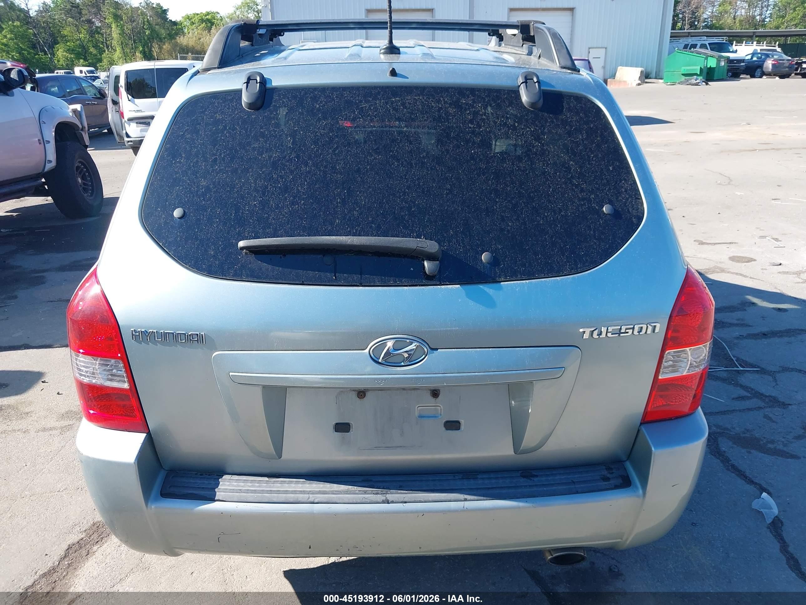 2009 Hyundai Tucson Gls Light Blue vin: KM8JM12B79U970040