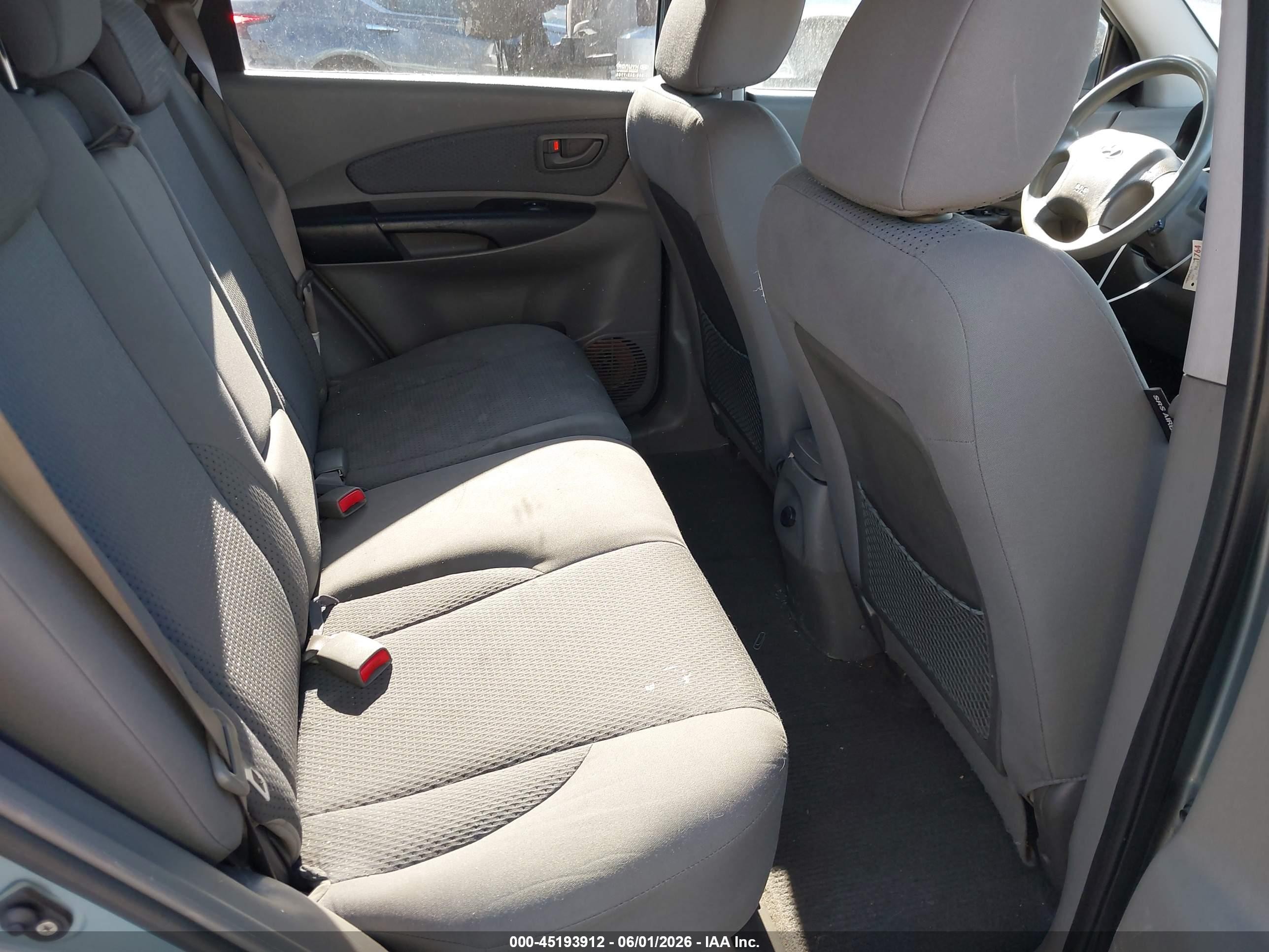 2009 Hyundai Tucson Gls Light Blue vin: KM8JM12B79U970040
