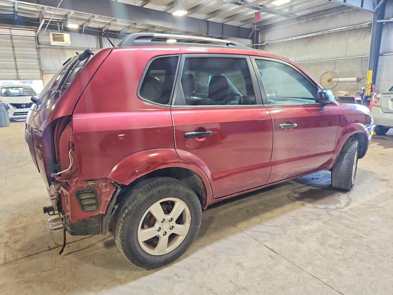 2005 Hyundai Tucson Gl Maroon vin: KM8JM12B85U084688