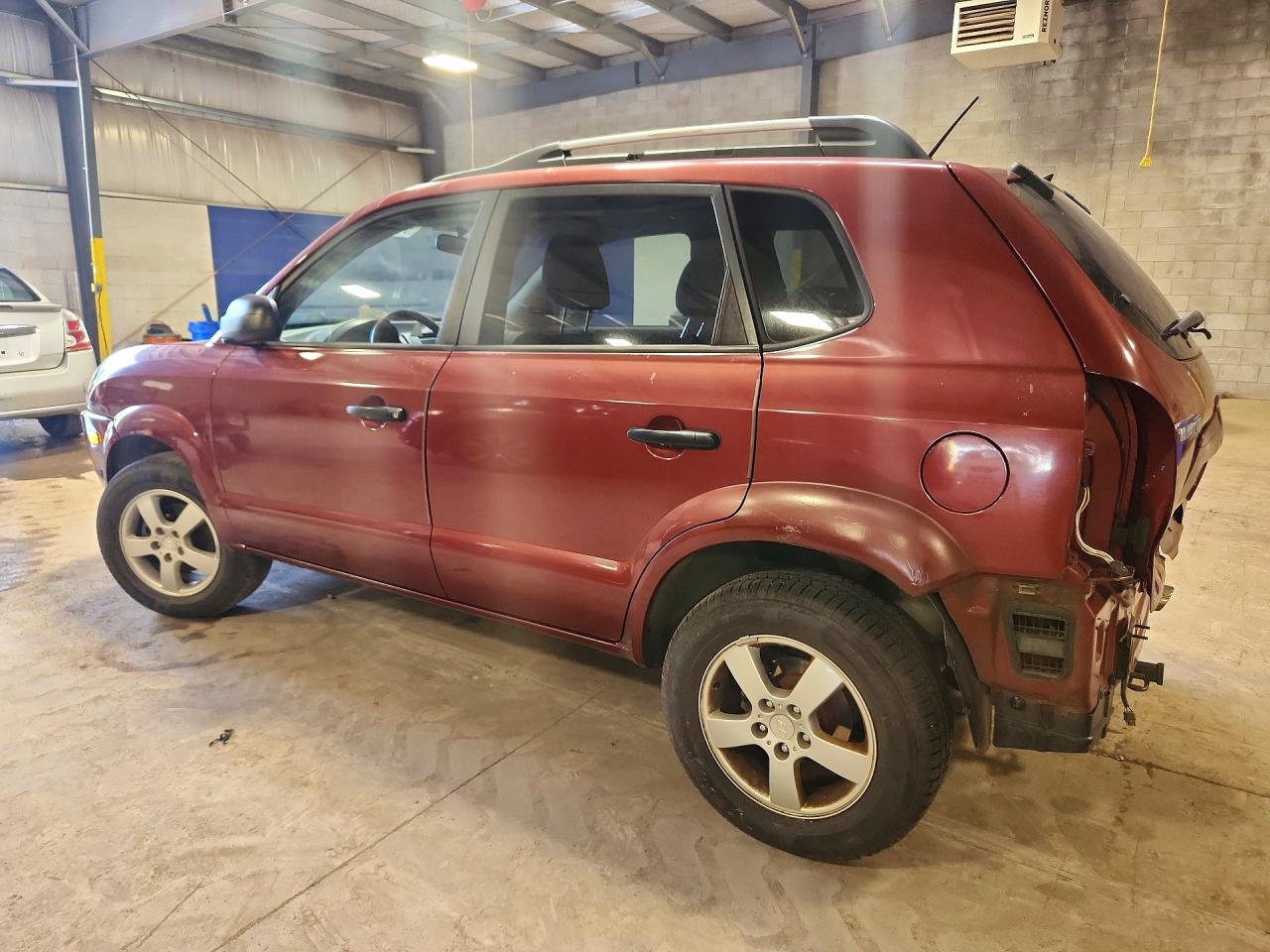 2005 Hyundai Tucson Gl Maroon vin: KM8JM12B85U084688