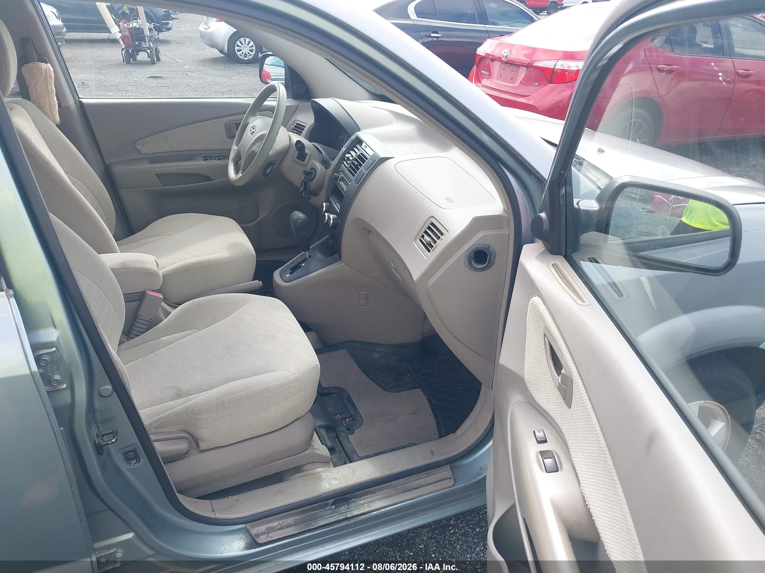 2005 Hyundai Tucson Gl Blue vin: KM8JM12B85U148678