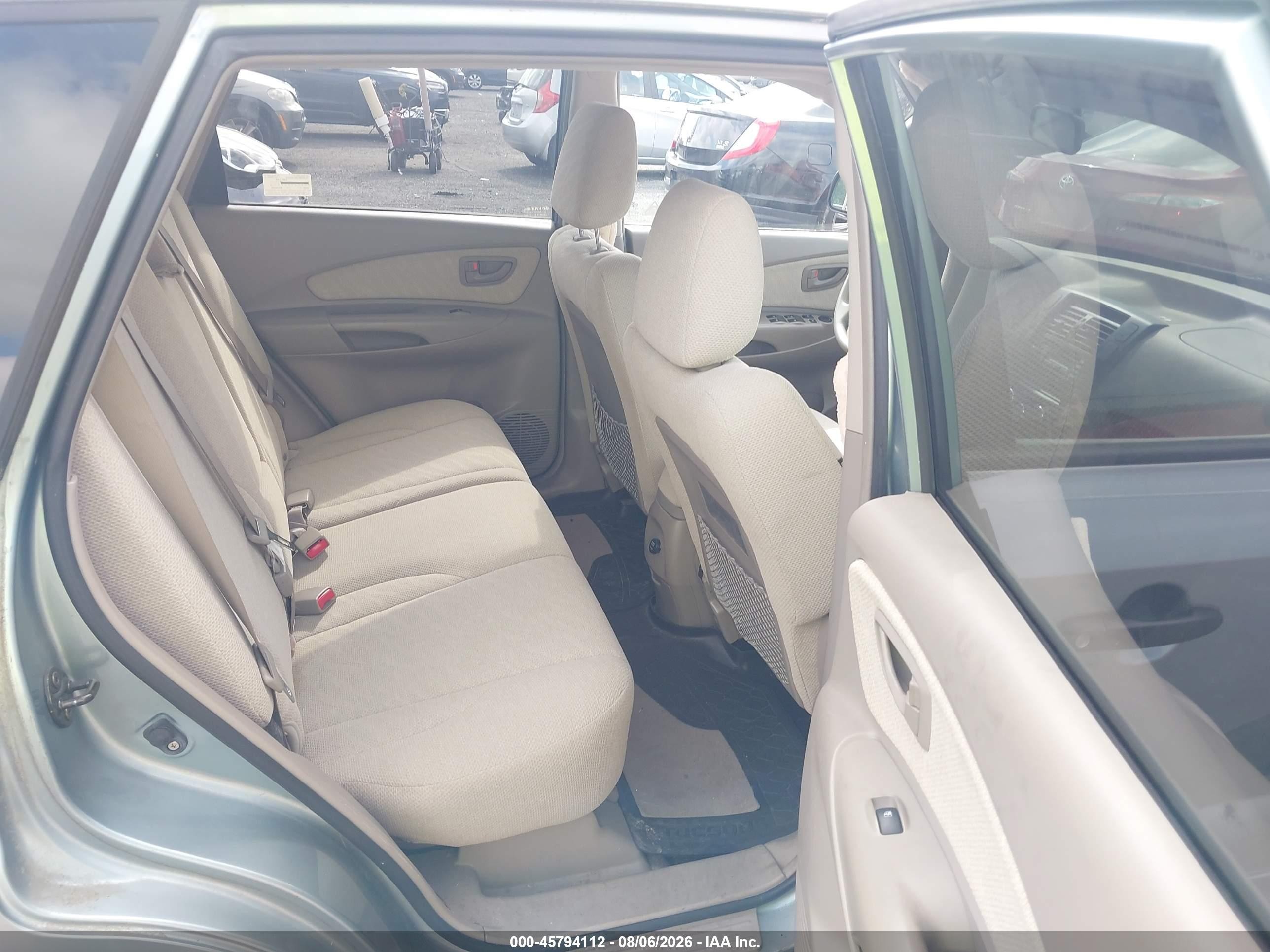 2005 Hyundai Tucson Gl Blue vin: KM8JM12B85U148678