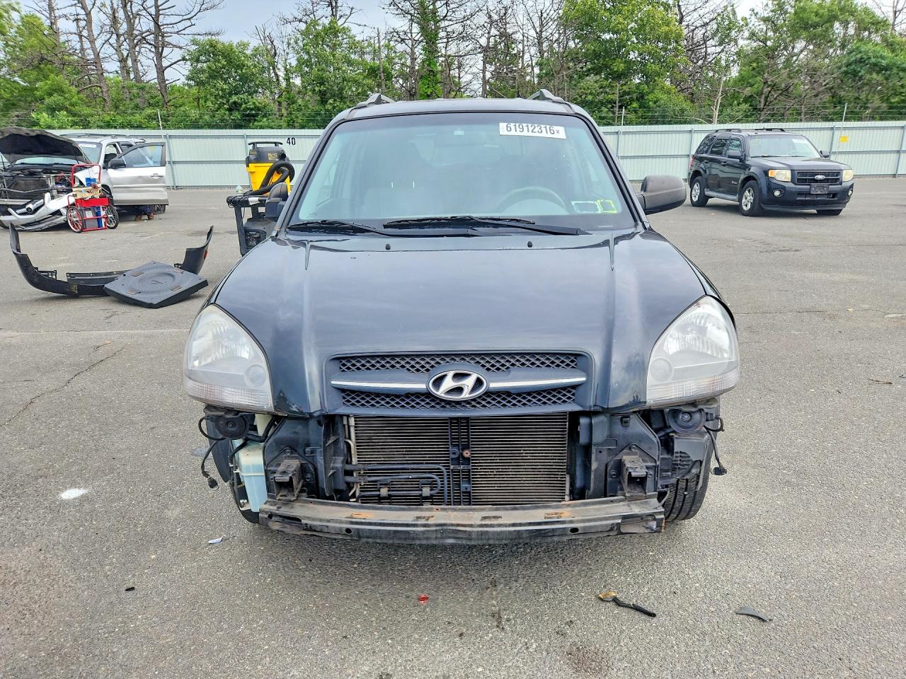 2007 Hyundai Tucson Gls Black vin: KM8JM12B87U588354