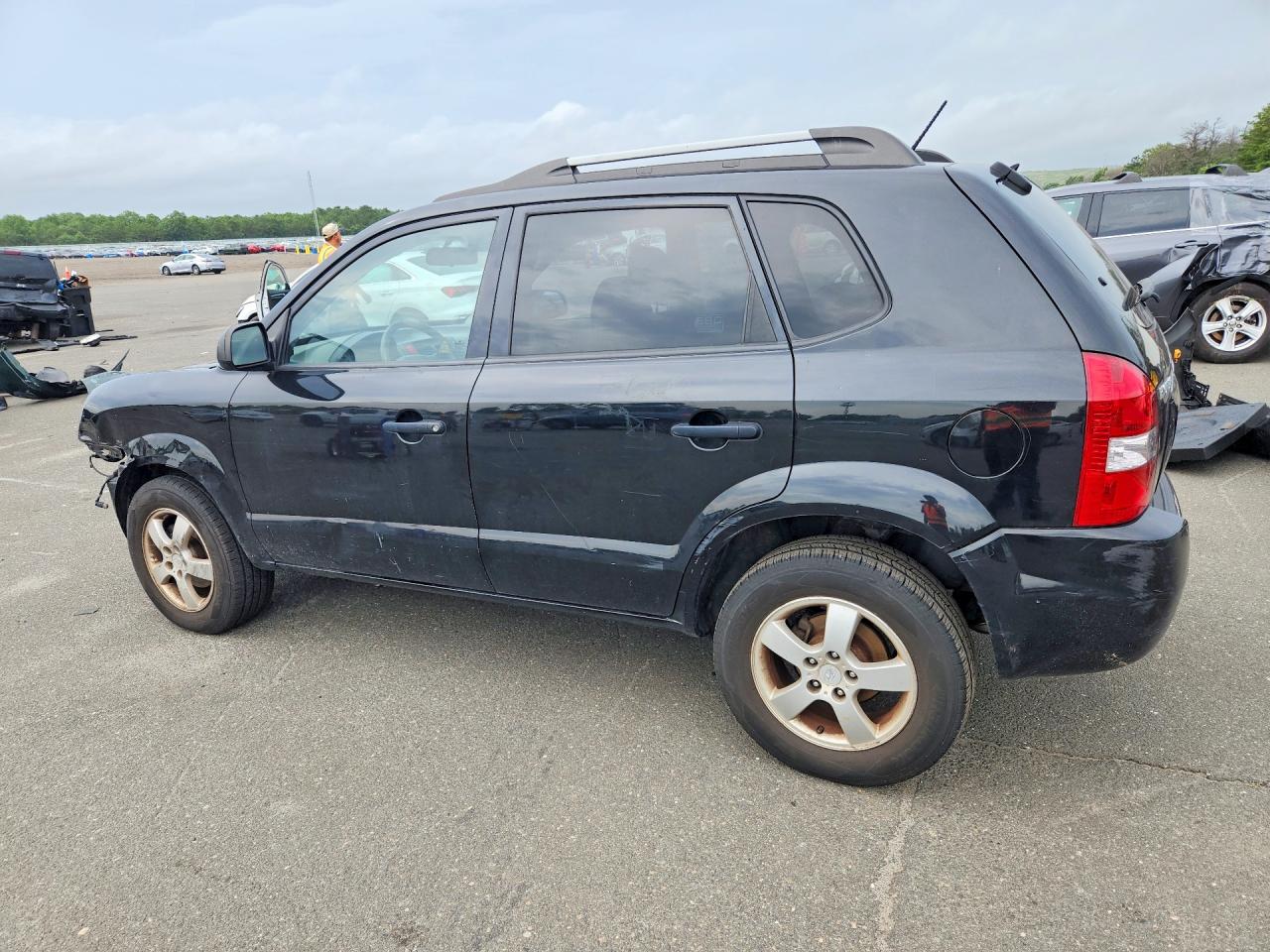 2007 Hyundai Tucson Gls Black vin: KM8JM12B87U588354