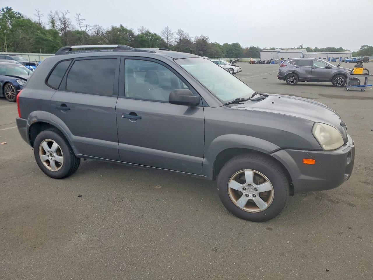 2007 Hyundai Tucson Gls Gray vin: KM8JM12B87U633387