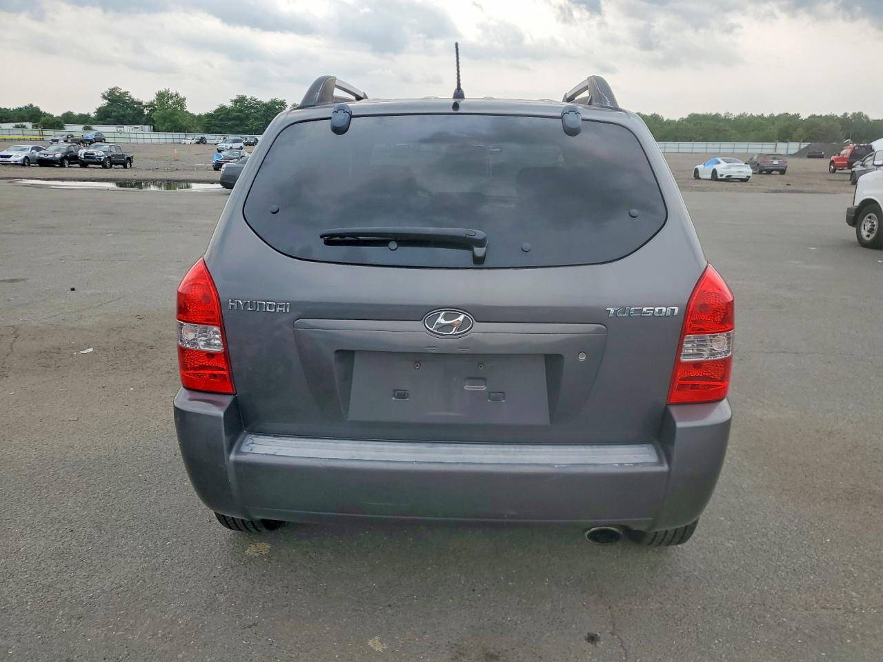 2007 Hyundai Tucson Gls Gray vin: KM8JM12B87U633387
