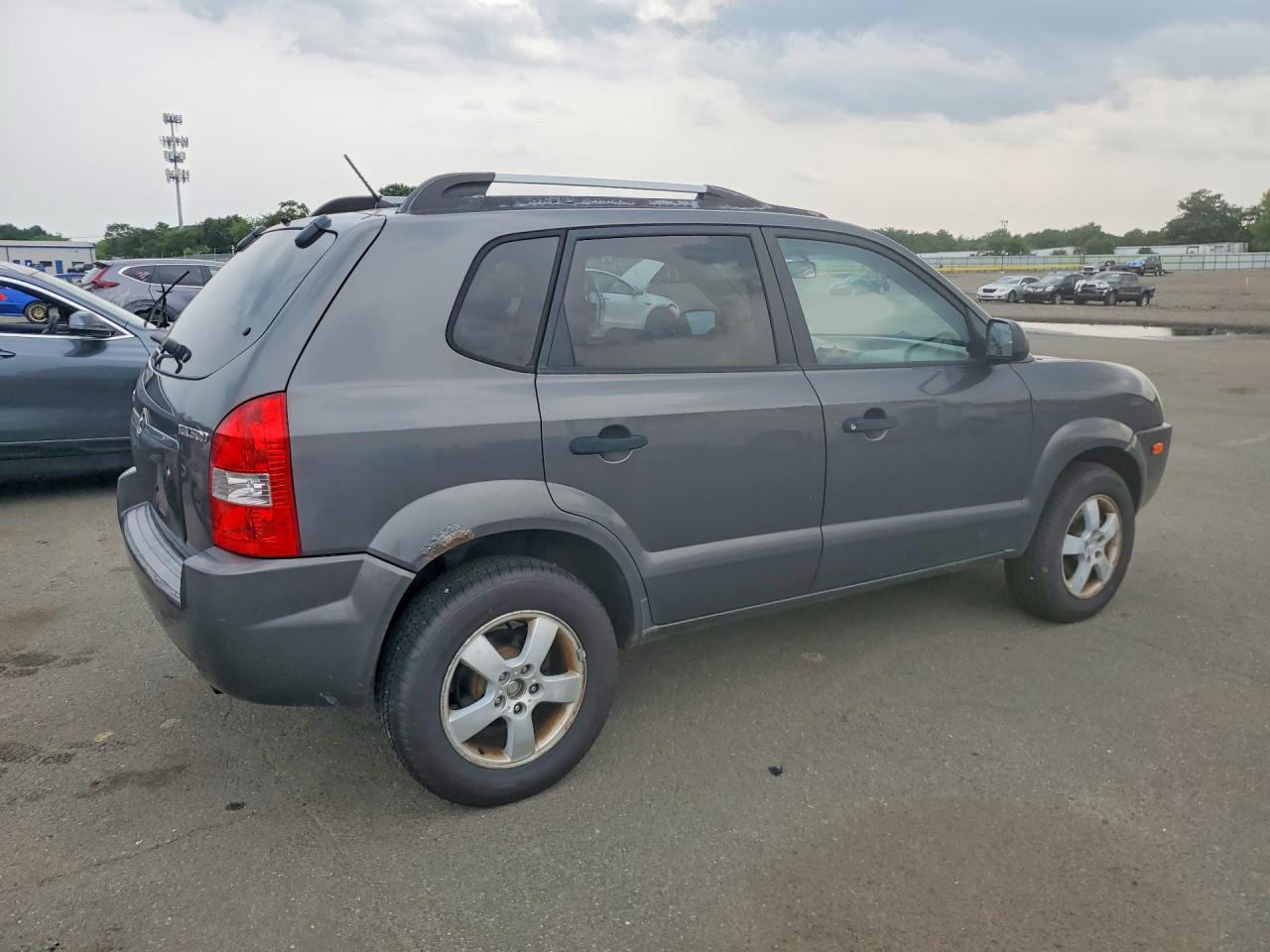 2007 Hyundai Tucson Gls Gray vin: KM8JM12B87U633387