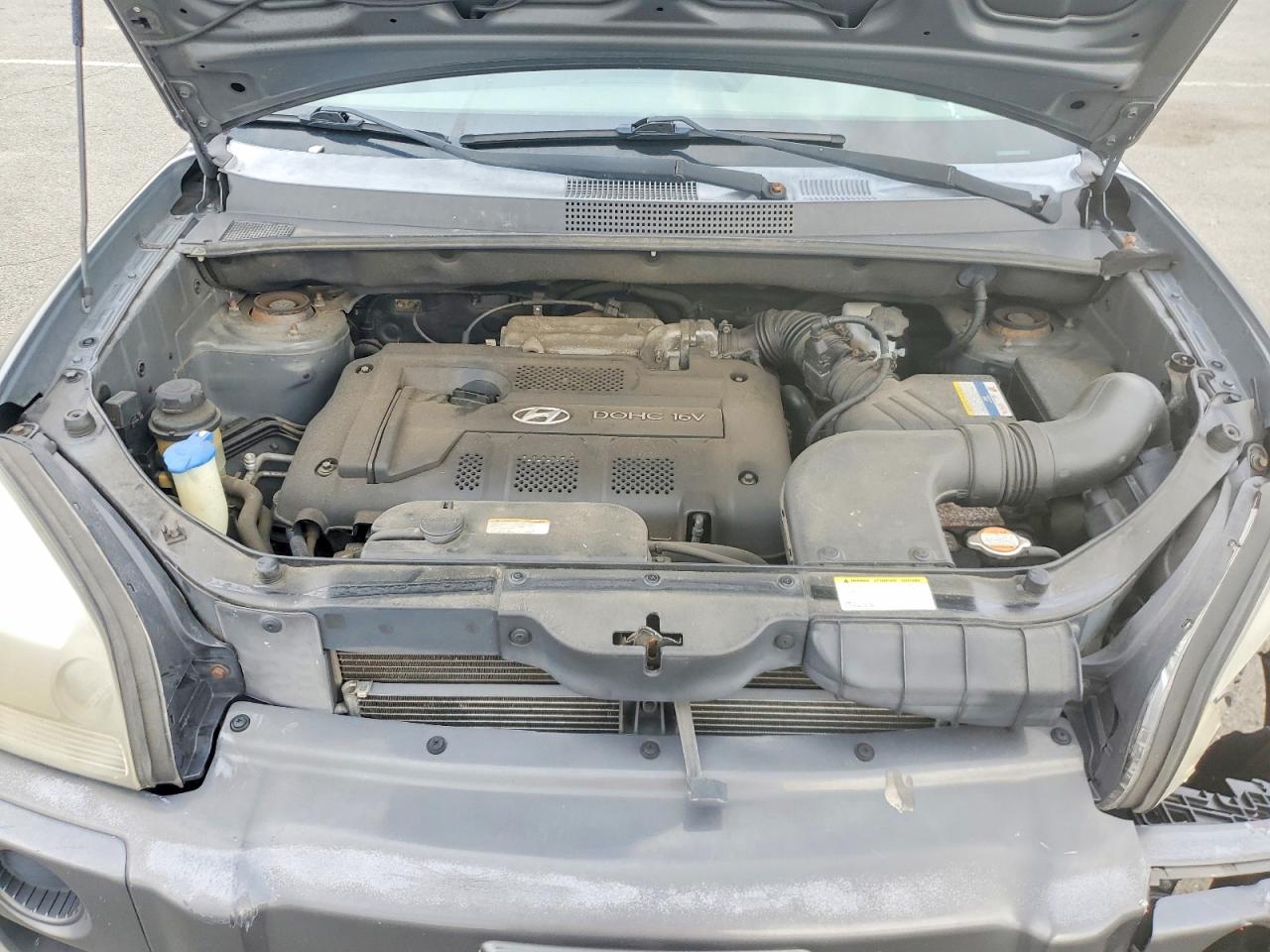 2007 Hyundai Tucson Gls Gray vin: KM8JM12B87U633387