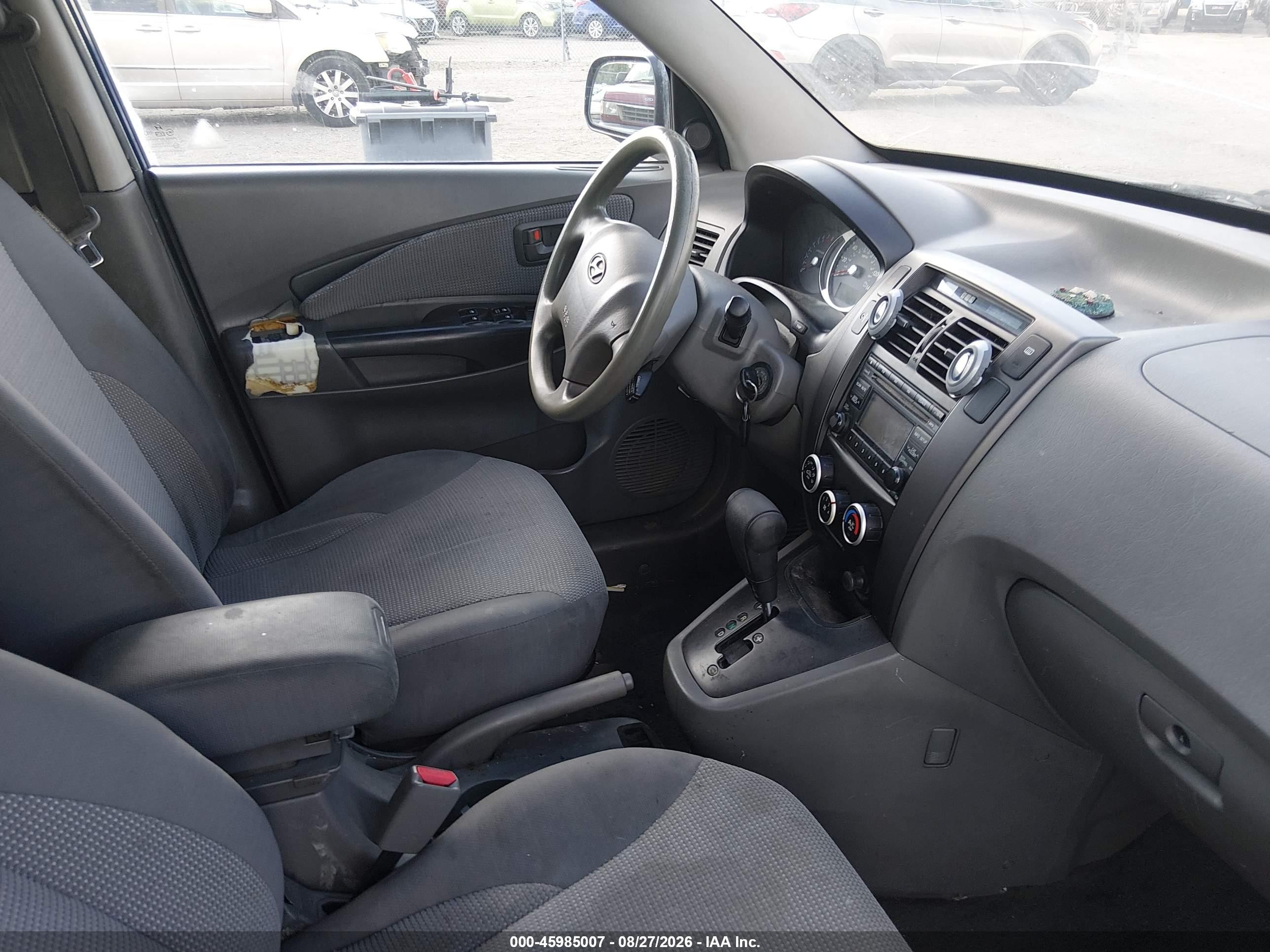 2008 Hyundai Tucson Gls Blue vin: KM8JM12B88U855817