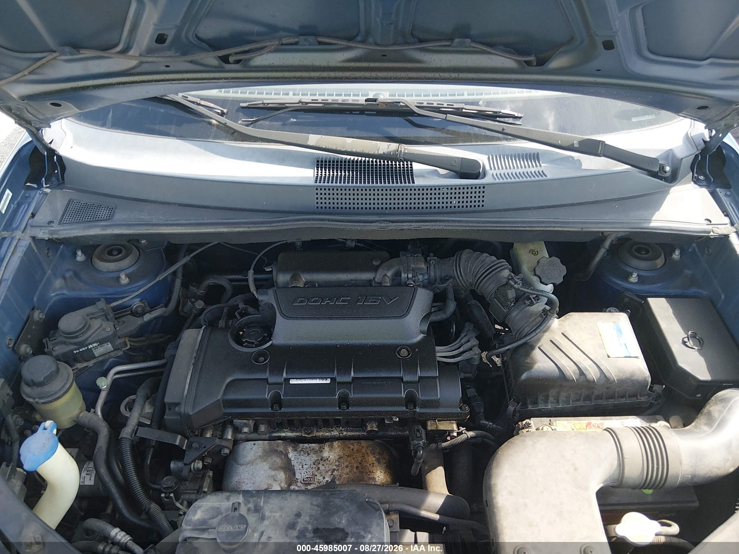 2008 Hyundai Tucson Gls Blue vin: KM8JM12B88U855817