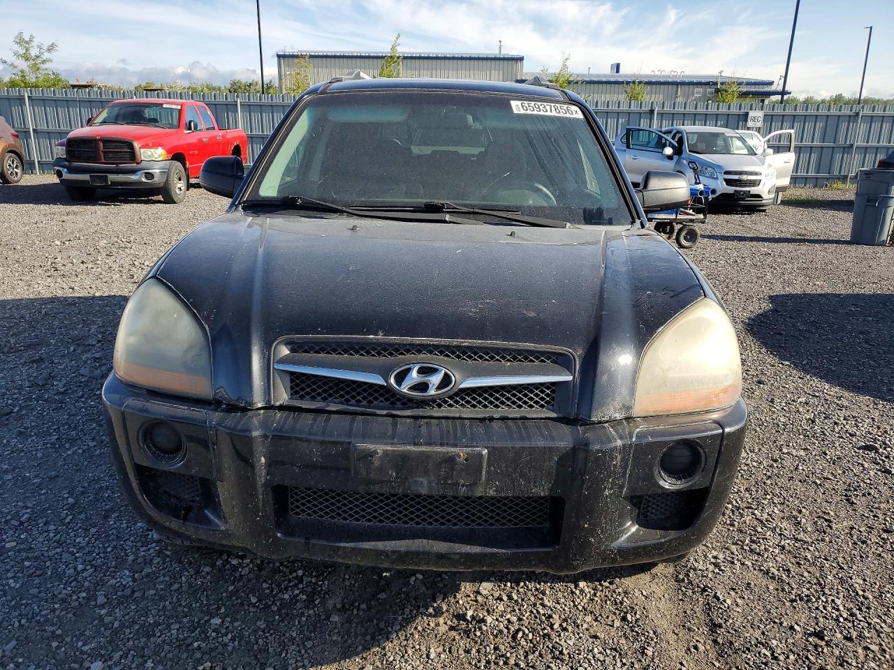 2009 Hyundai Tucson Gls Черный vin: KM8JM12B89U121521