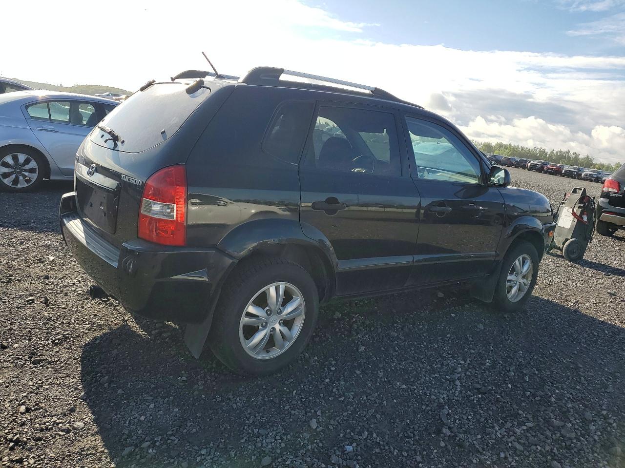 2009 Hyundai Tucson Gls Черный vin: KM8JM12B89U121521