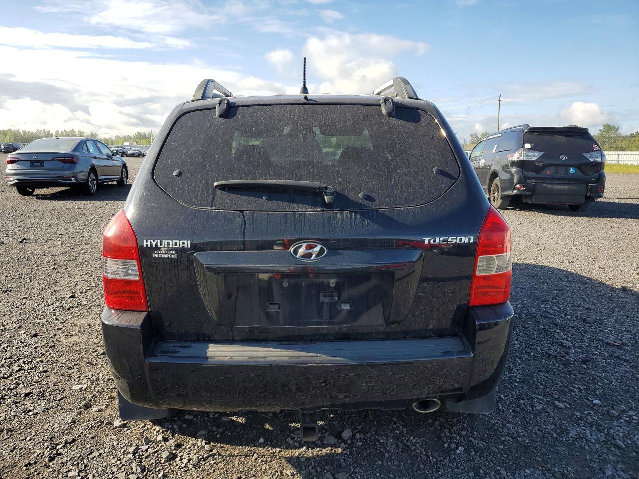 2009 Hyundai Tucson Gls Черный vin: KM8JM12B89U121521