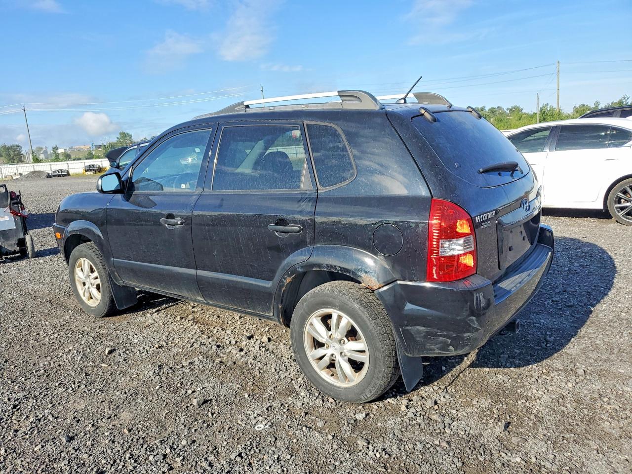 2009 Hyundai Tucson Gls Черный vin: KM8JM12B89U121521