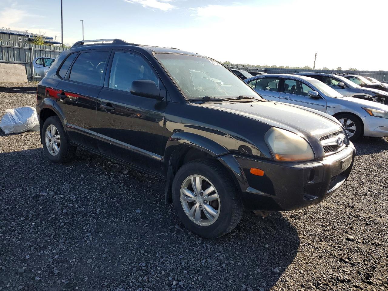 2009 Hyundai Tucson Gls Черный vin: KM8JM12B89U121521
