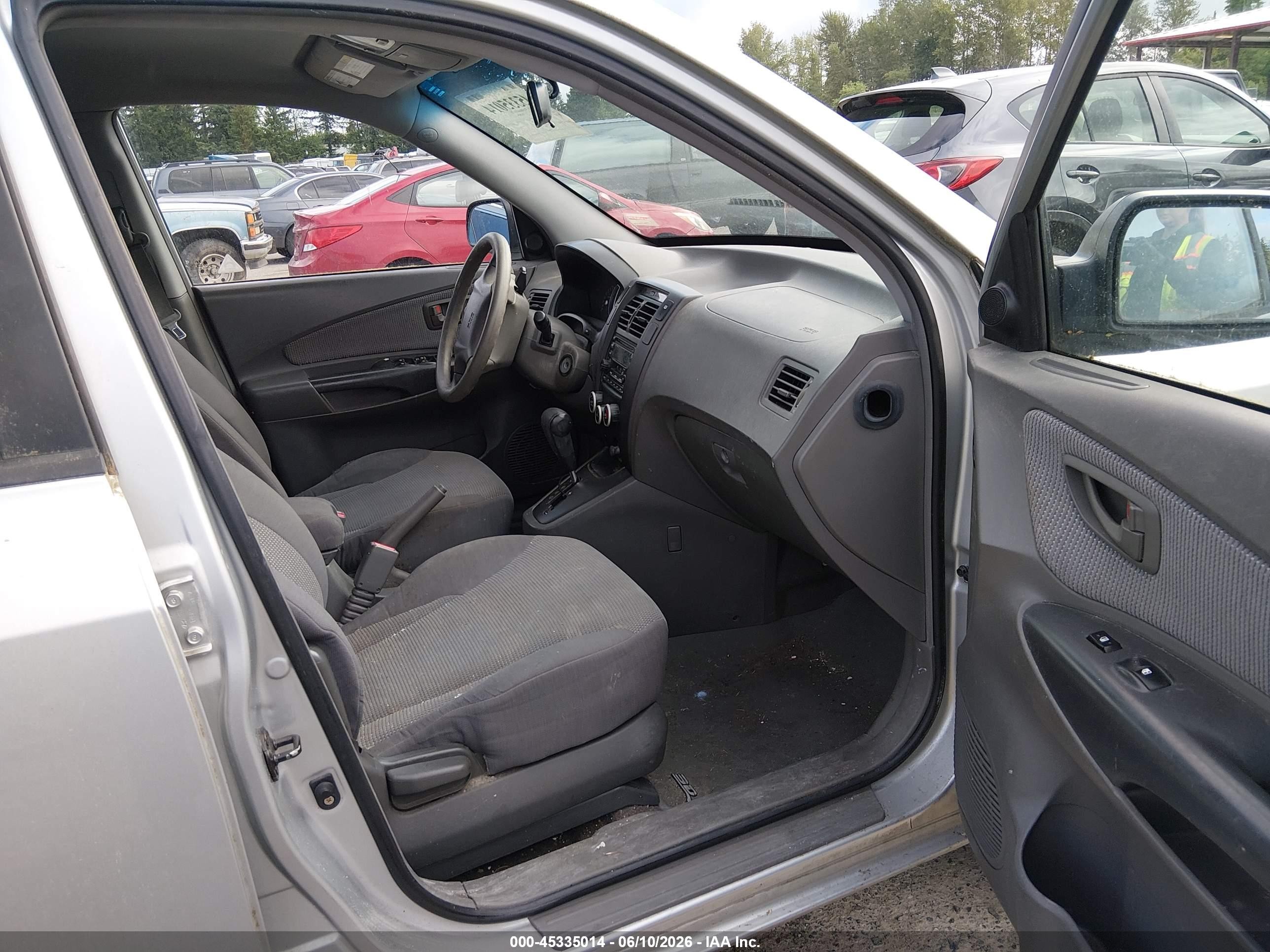 2007 Hyundai Tucson Gls Silver vin: KM8JM12B97U500587