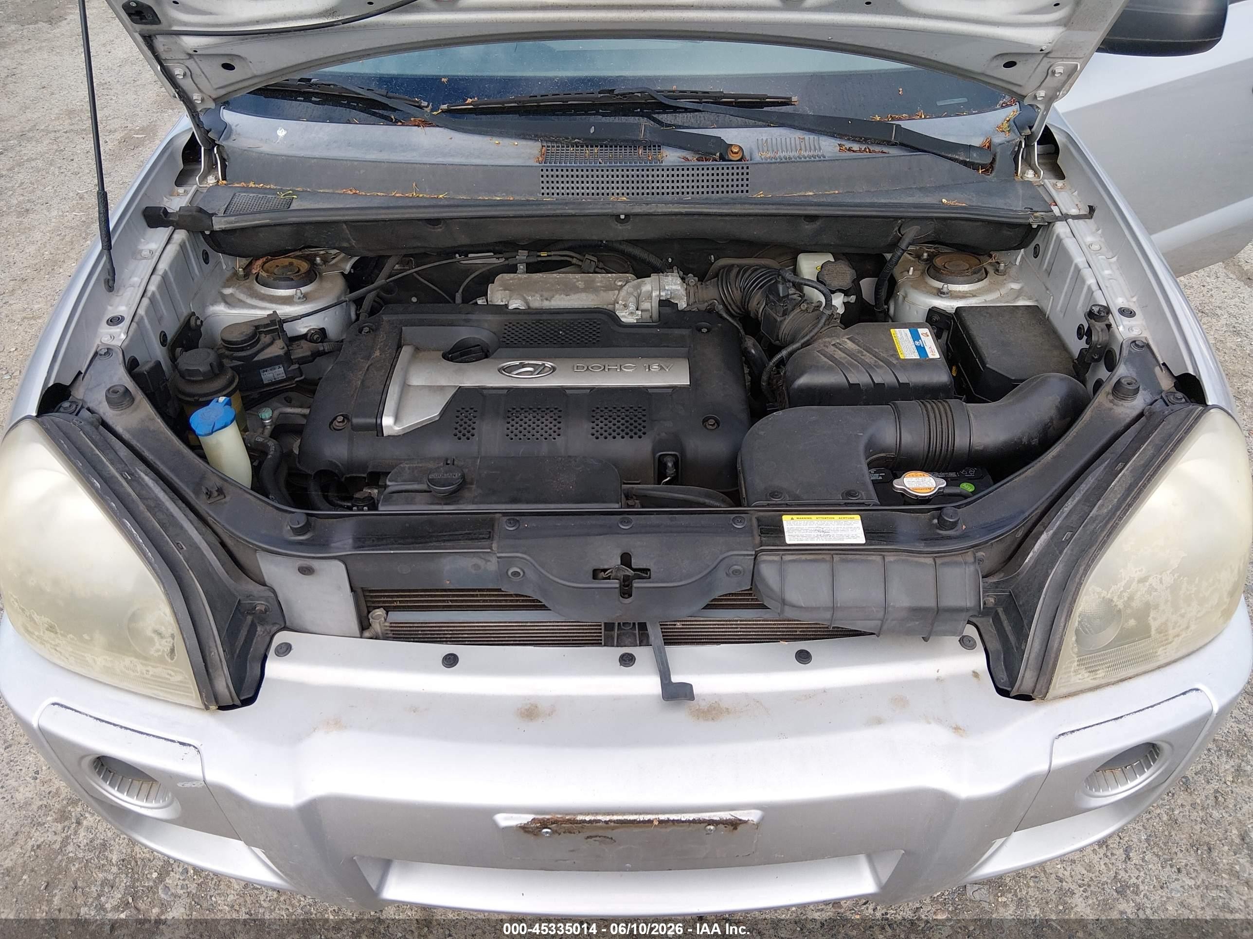 2007 Hyundai Tucson Gls Silver vin: KM8JM12B97U500587