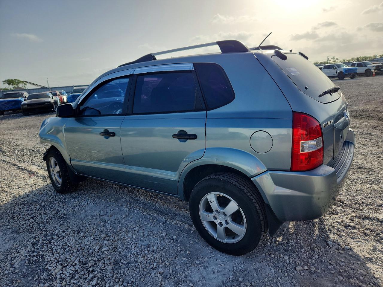2007 Hyundai Tucson Gls Silver vin: KM8JM12B97U616601