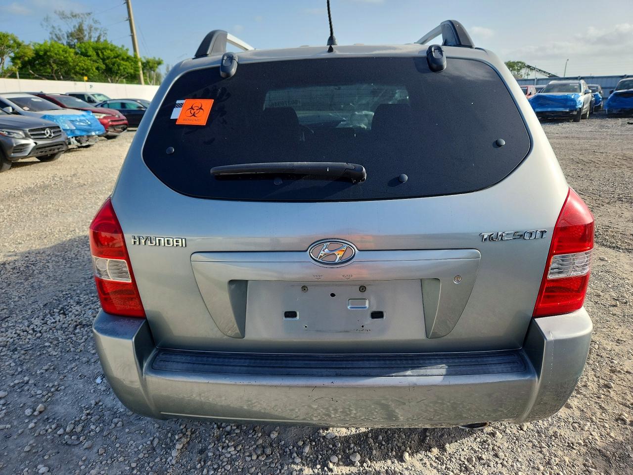 2007 Hyundai Tucson Gls Silver vin: KM8JM12B97U616601