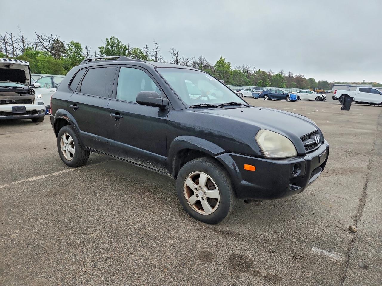 2008 Hyundai Tucson Gls Черный vin: KM8JM12B98U731605