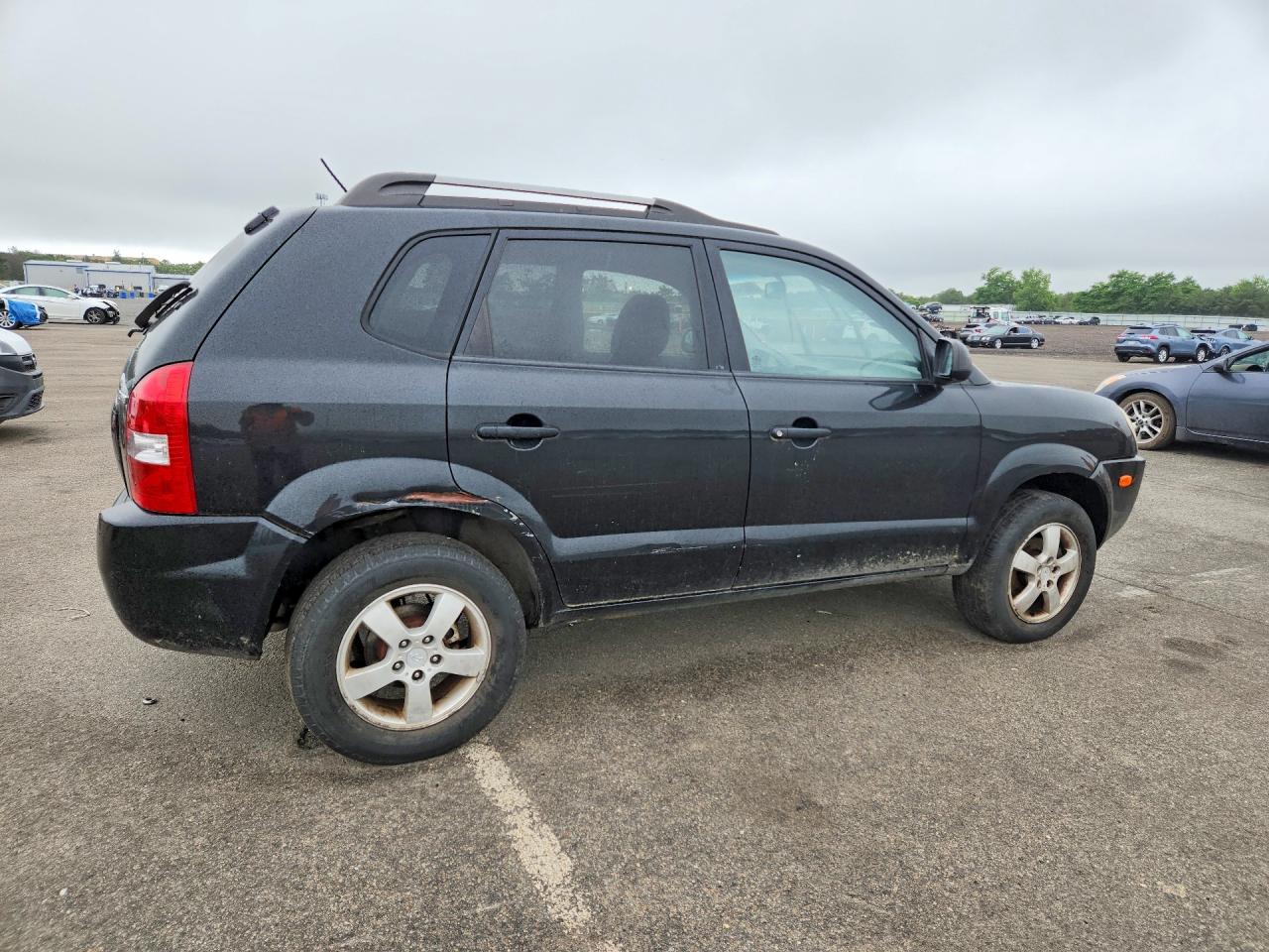 2008 Hyundai Tucson Gls Черный vin: KM8JM12B98U731605