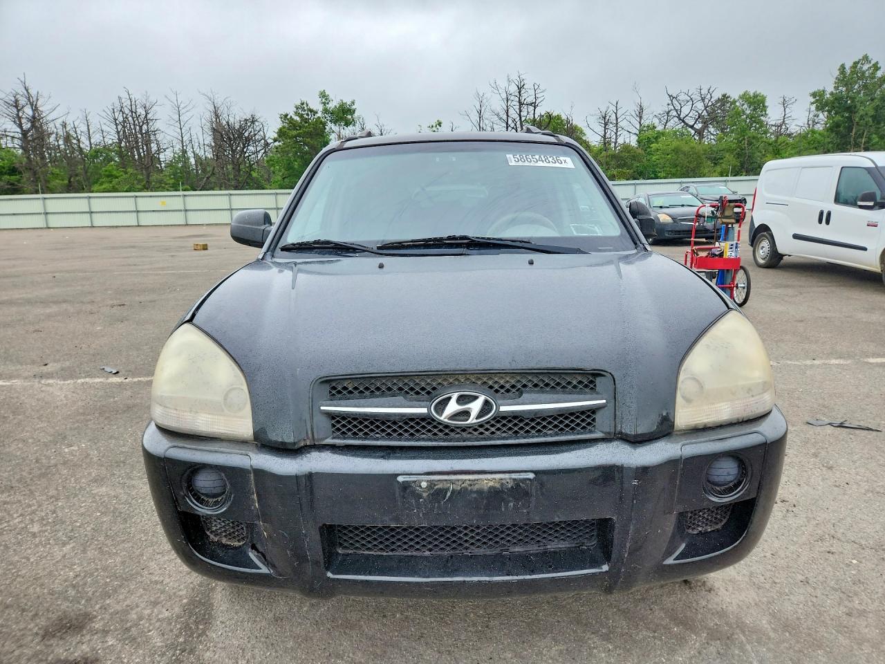 2008 Hyundai Tucson Gls Черный vin: KM8JM12B98U731605